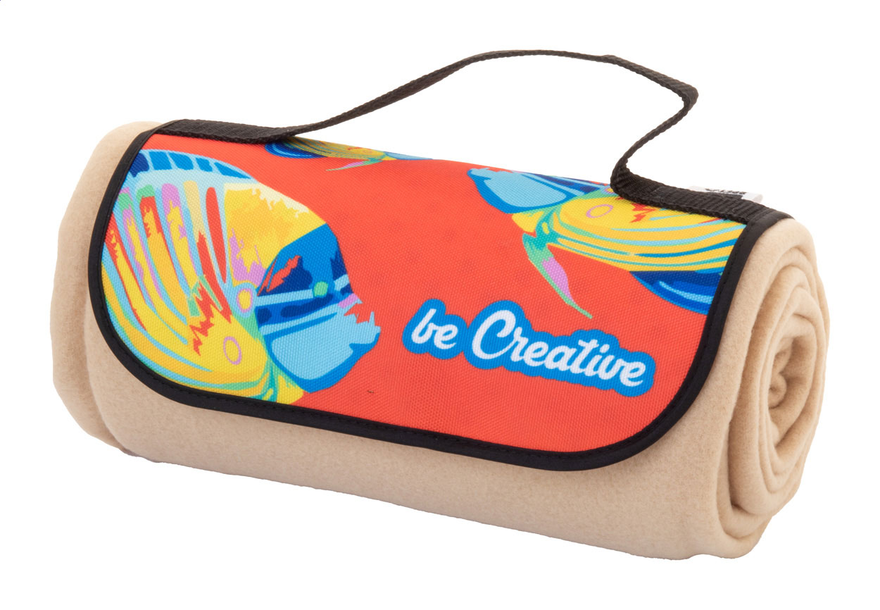 custom made RPET-fleecedeken bedrukken met logo