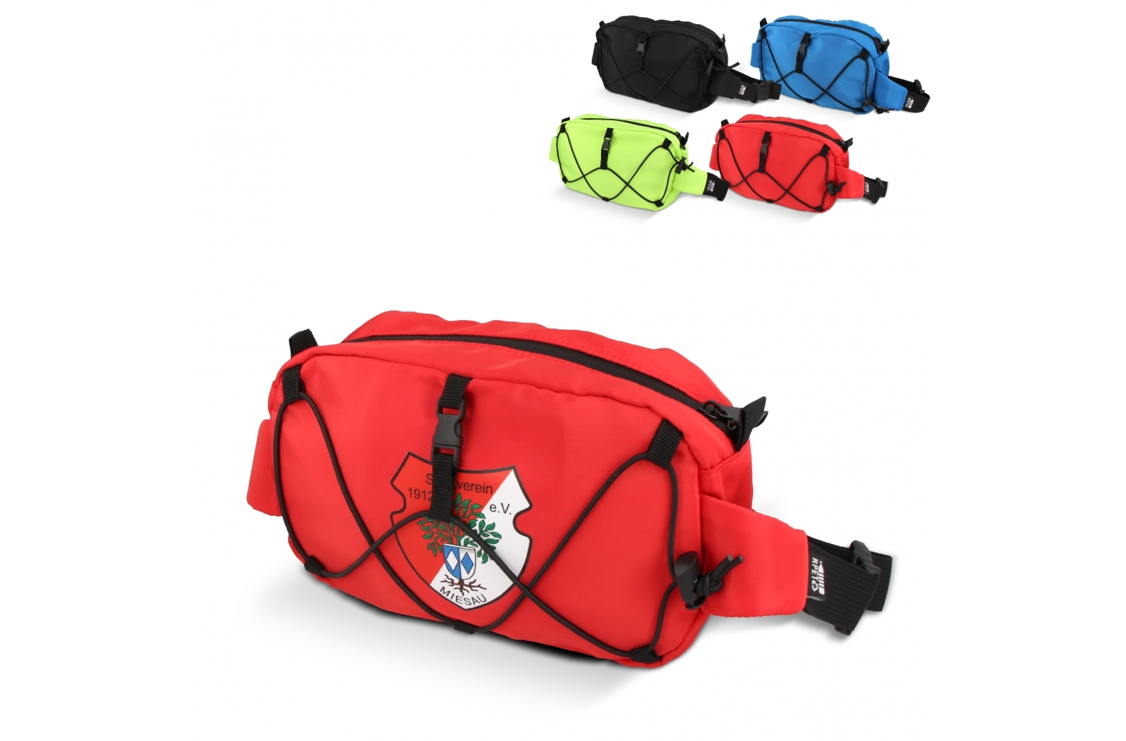 Brandis Crossbodytas R-PET met trekkoord bedrukken met logo