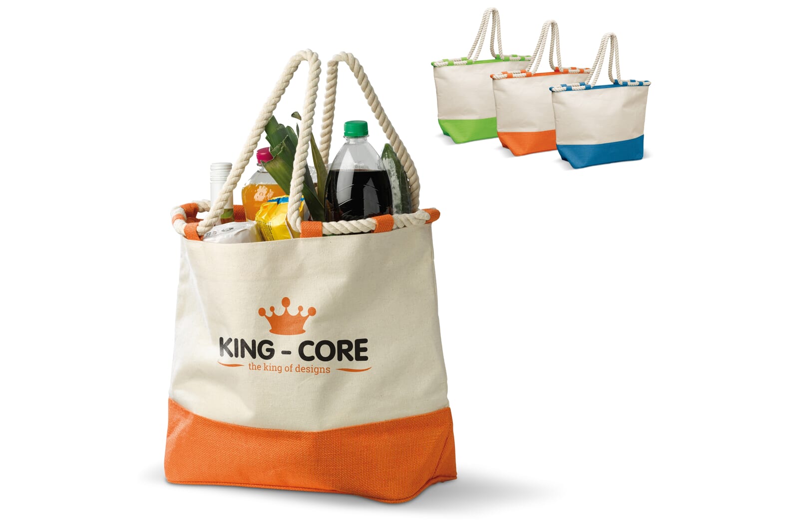 Shores strandtas bedrukken met logo