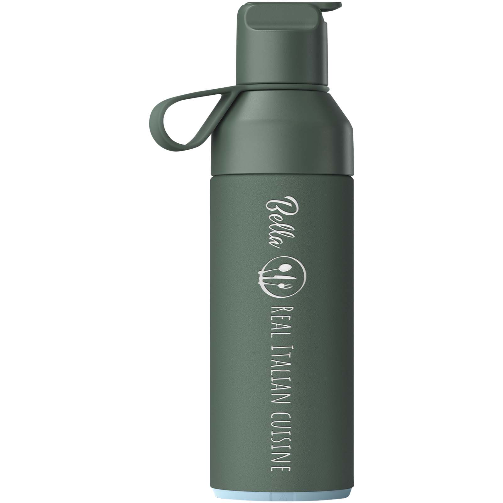 Ocean Bottle GO 500 ml vacuüm geïsoleerde waterfles bedrukken met logo