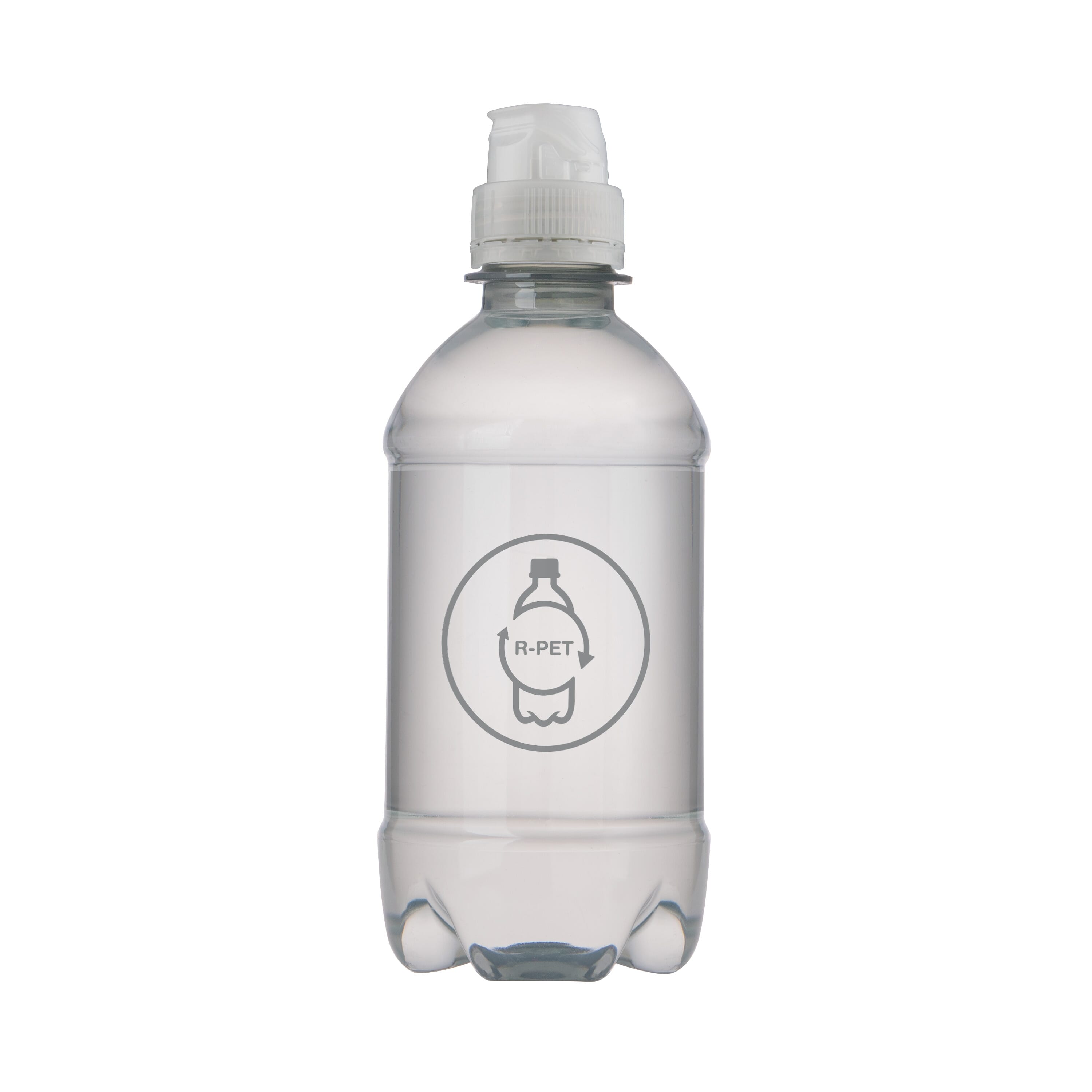 Spring water 330 ml met sportdop bedrukken met logo