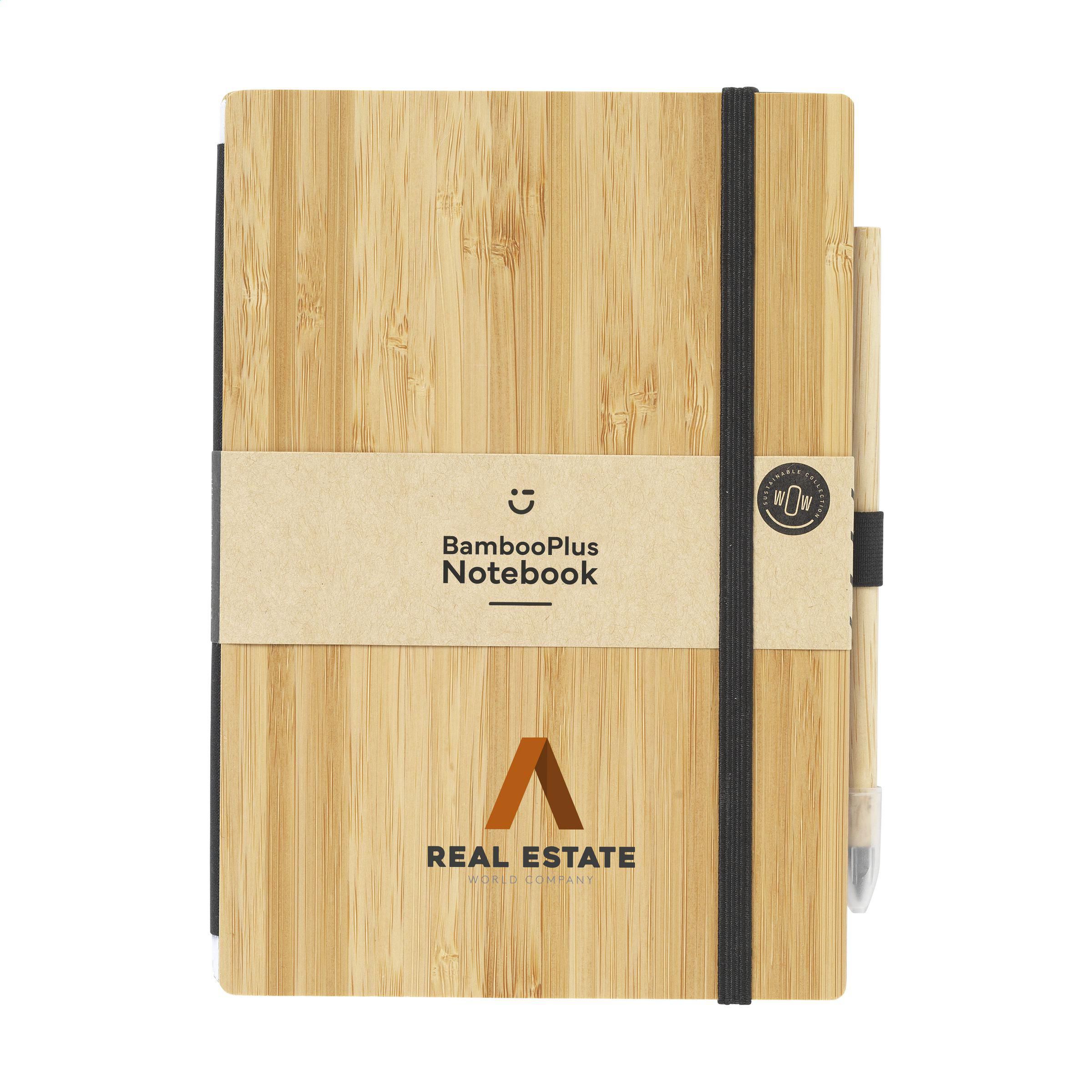 BambooPlus FSC-MIX Notebook A5 - Inkless Pencil bedrukken met logo