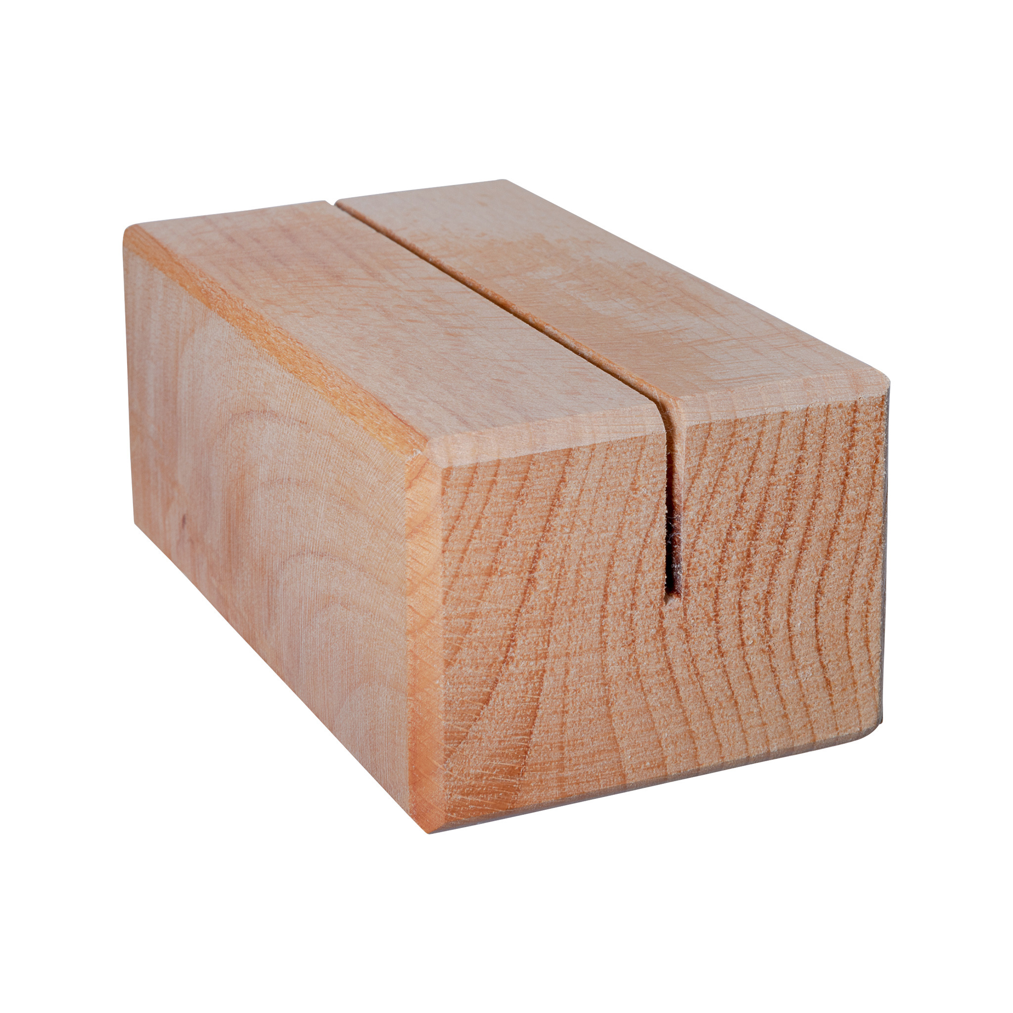 Menukaarthouder beuken A6 bedrukken met logo