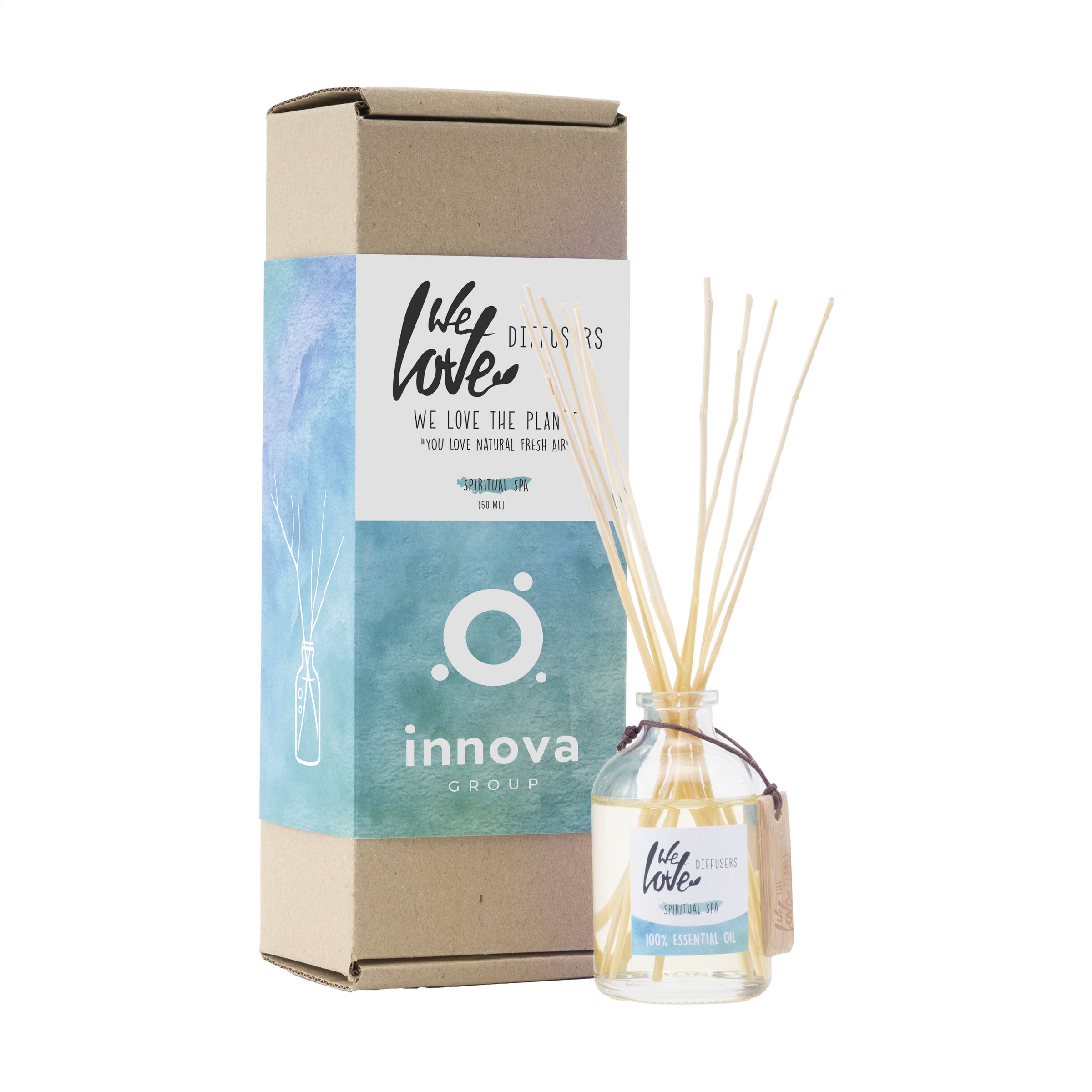 We Love The Planet Diffuser Spiritual Spa (50 ml) bedrukken met logo