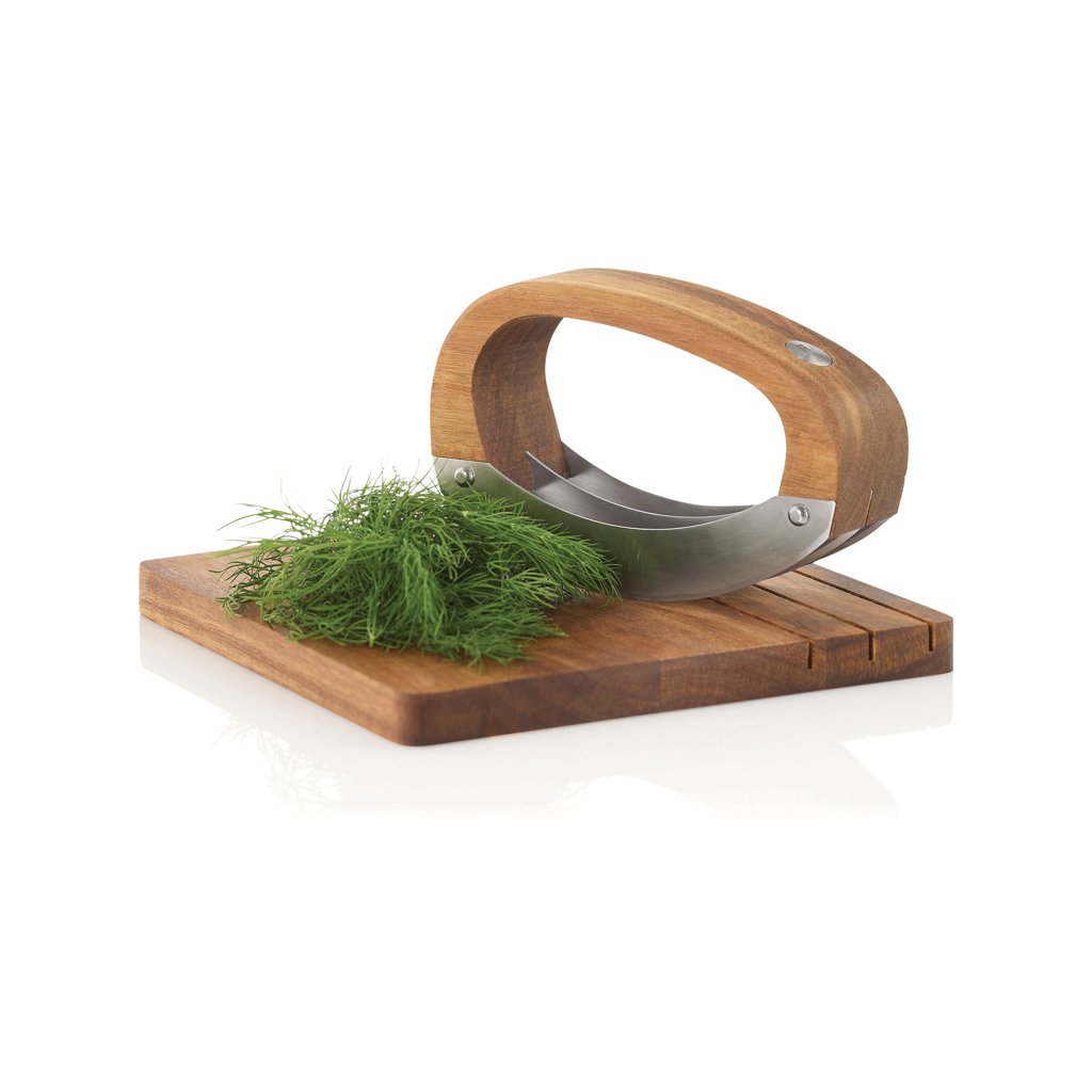 AdHoc RoccaVerde hakmes met snijplank bedrukken met logo