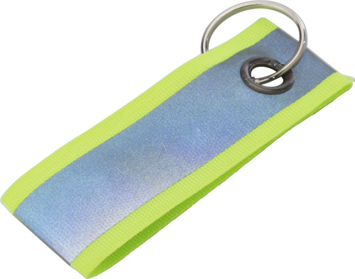 Polyester reflecterende sleutelhanger Dorup bedrukken met logo