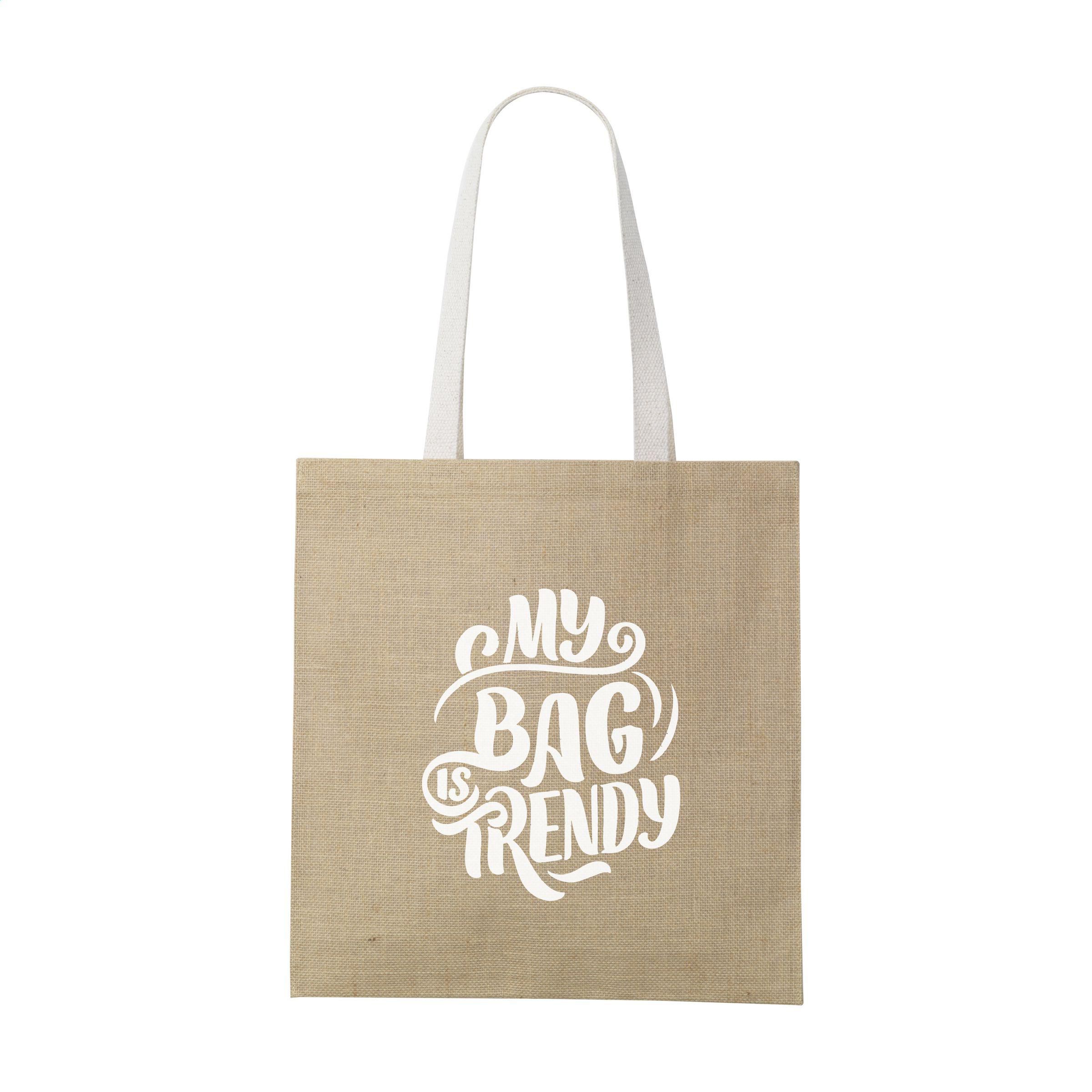 Jute Shopper winkeltas bedrukken met logo