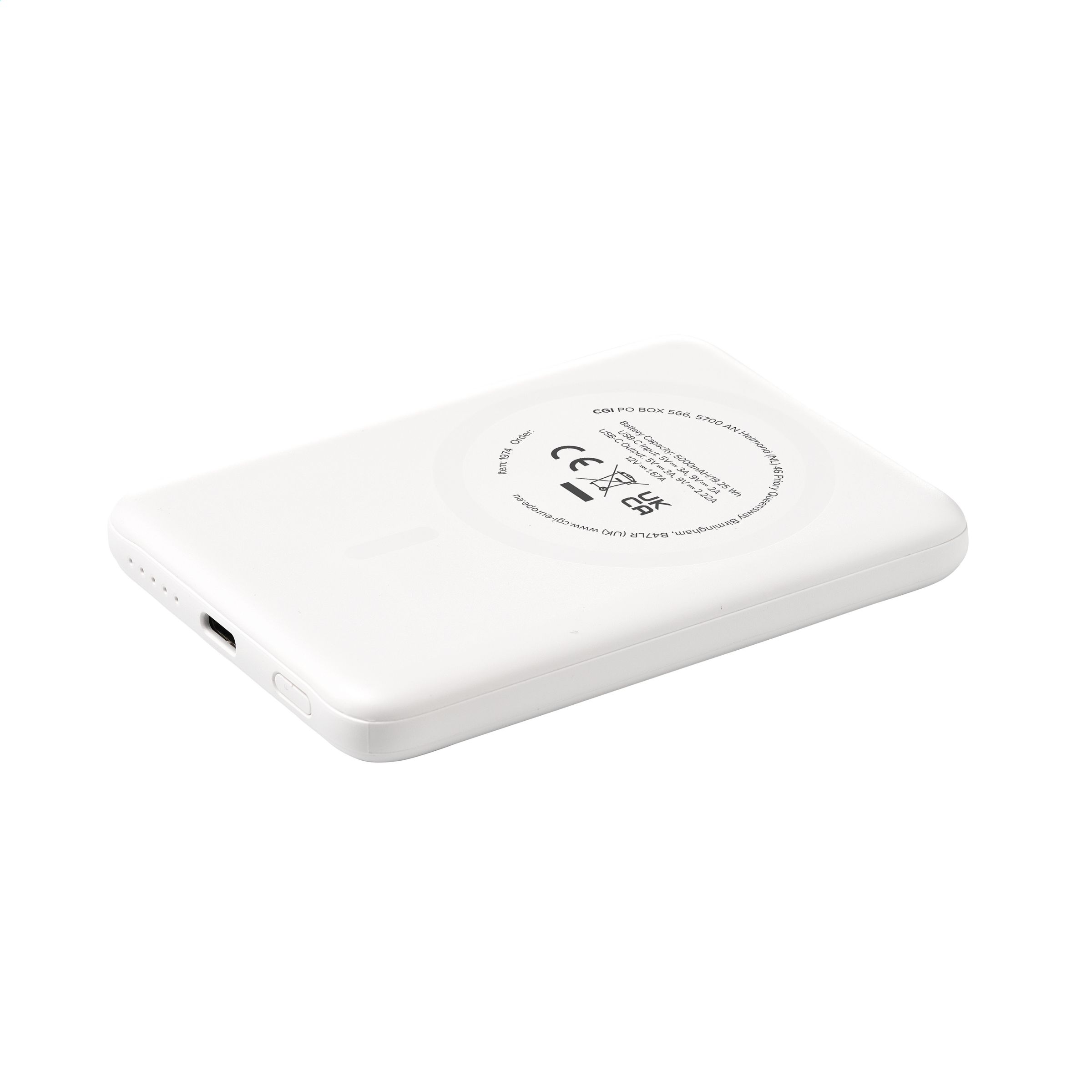 Optima RCS 5000mAh Magnetic Powerbank bedrukken met logo