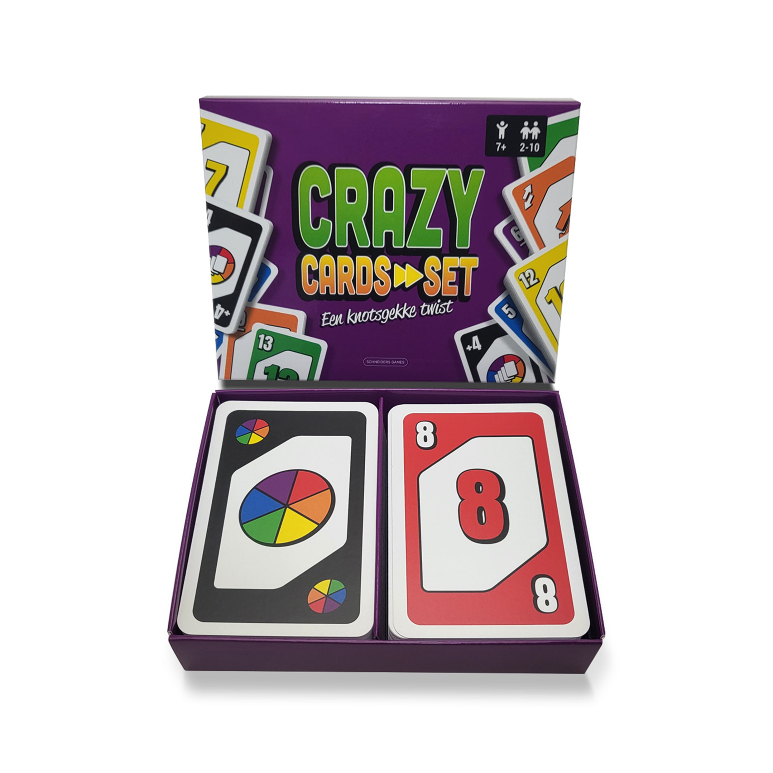 Crazy Cards Set bedrukken met logo