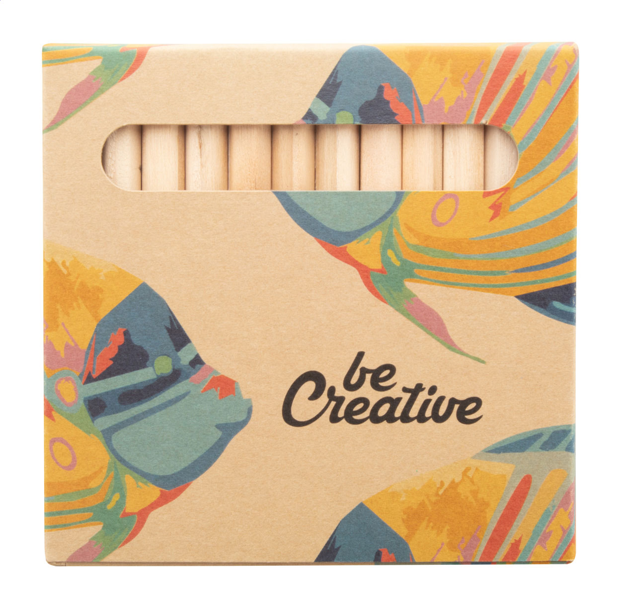 custom made 12-delige potloodset bedrukken met logo