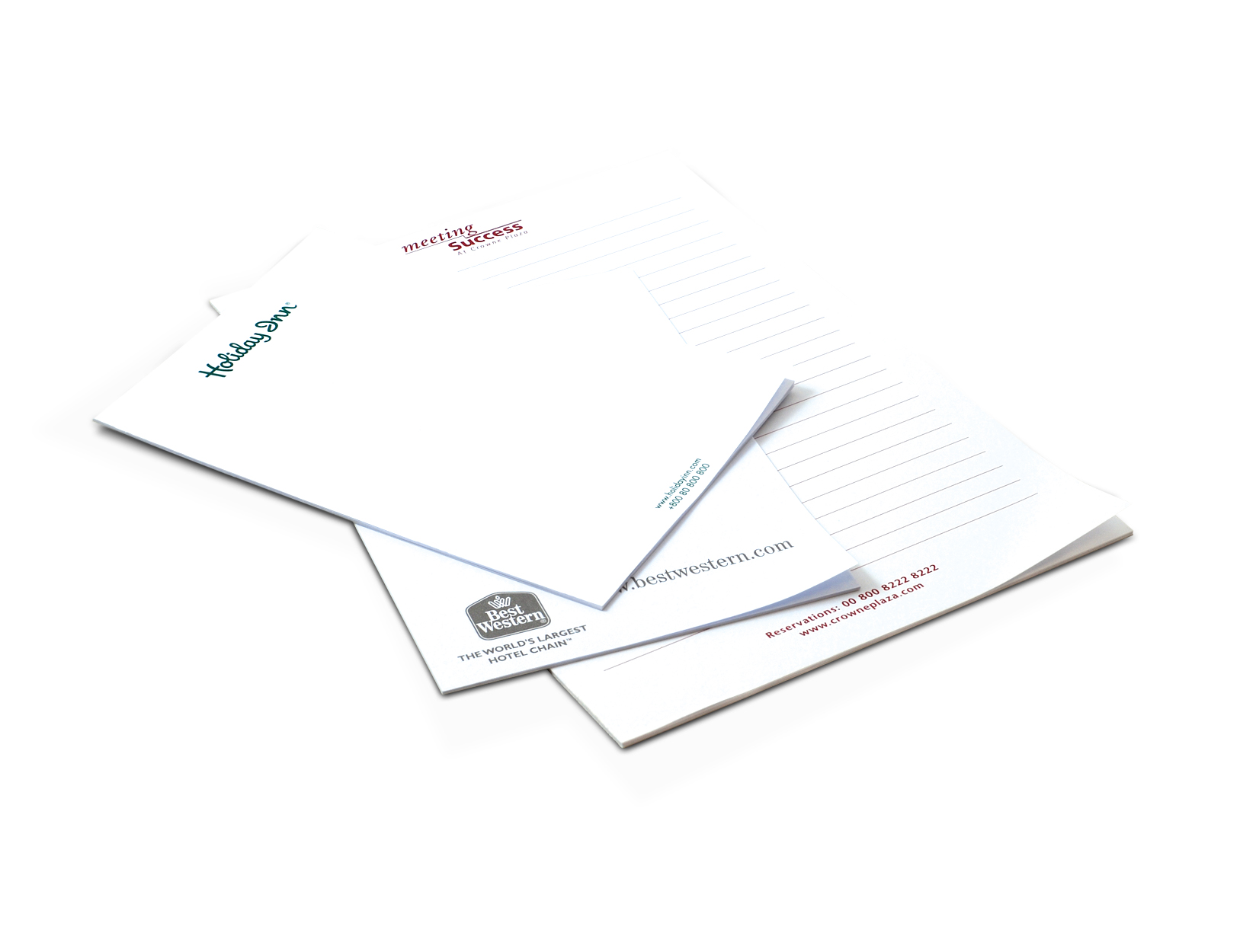 Hotel blok bedrukken met logo