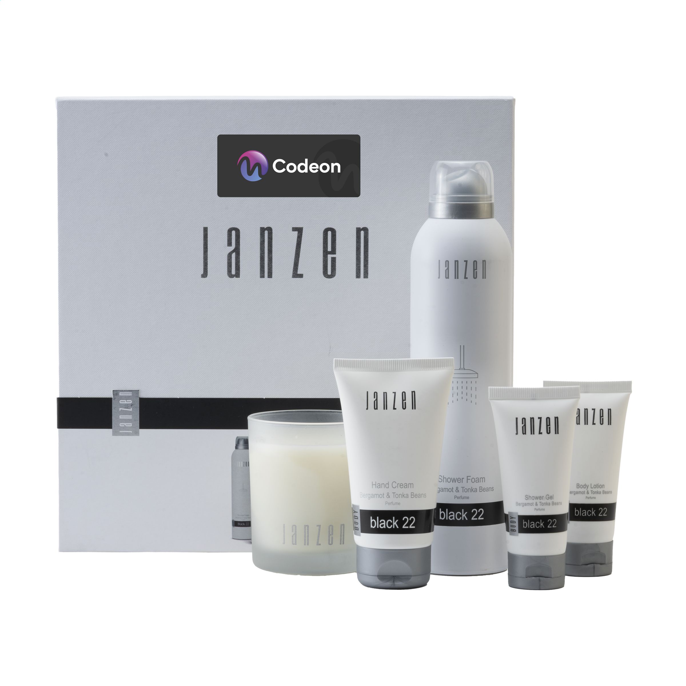 Janzen Gift Set M Black 22 bedrukken met logo