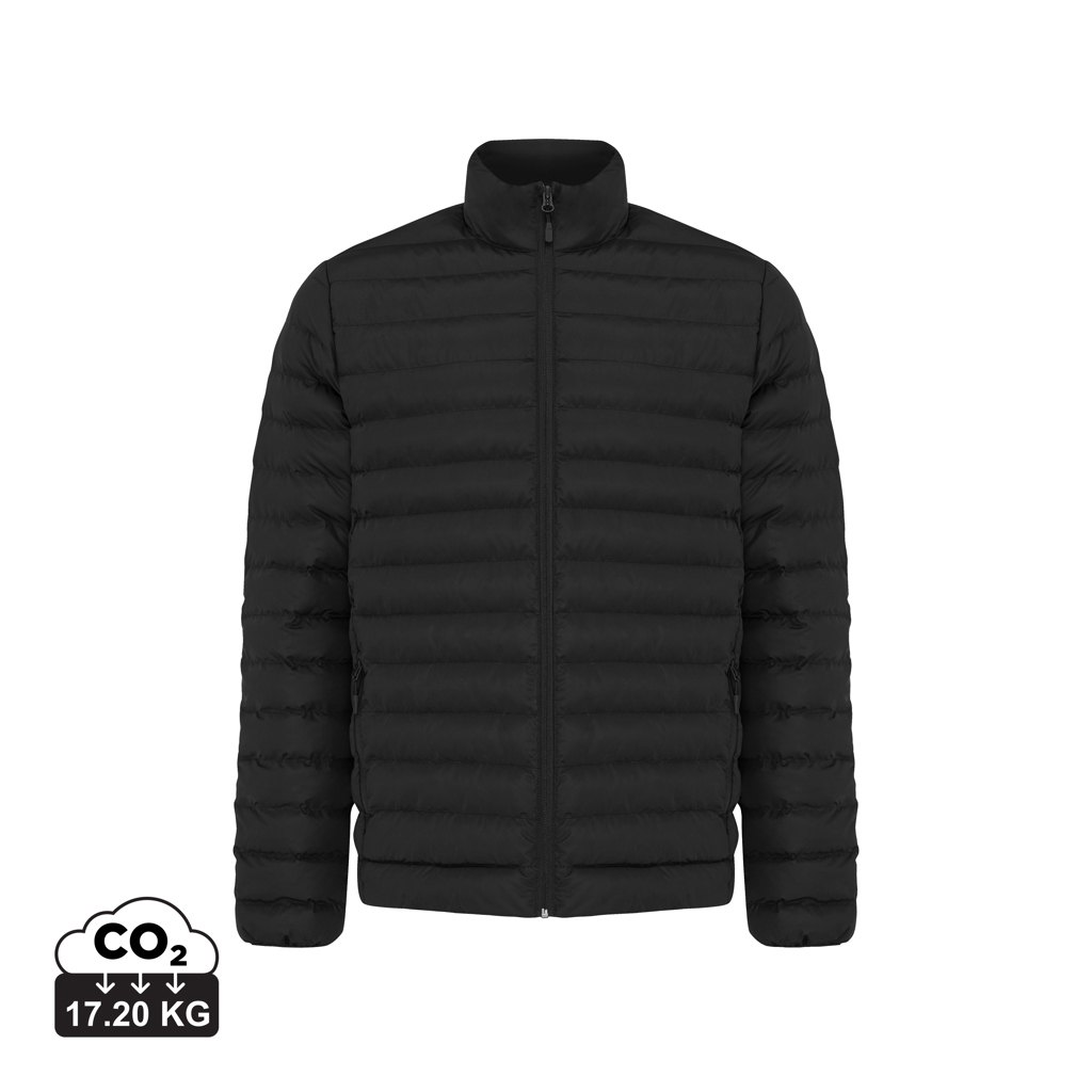 IQONIQ Maiko heren gerecycled polyester jas met voering bedrukken met logo