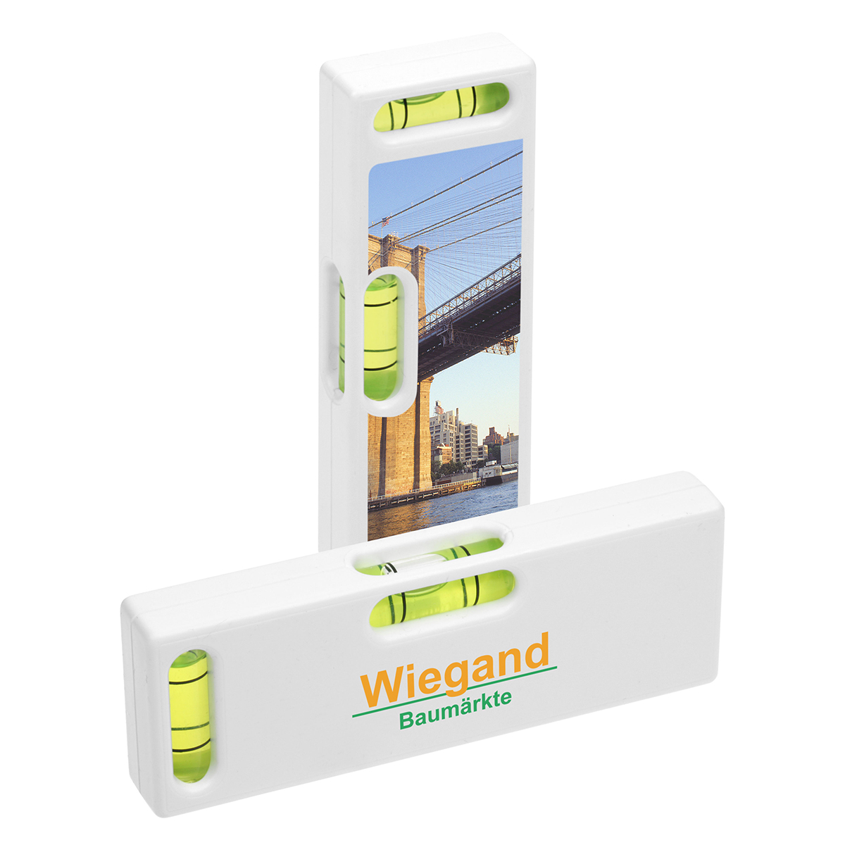 Pocket spirit level bedrukken met logo