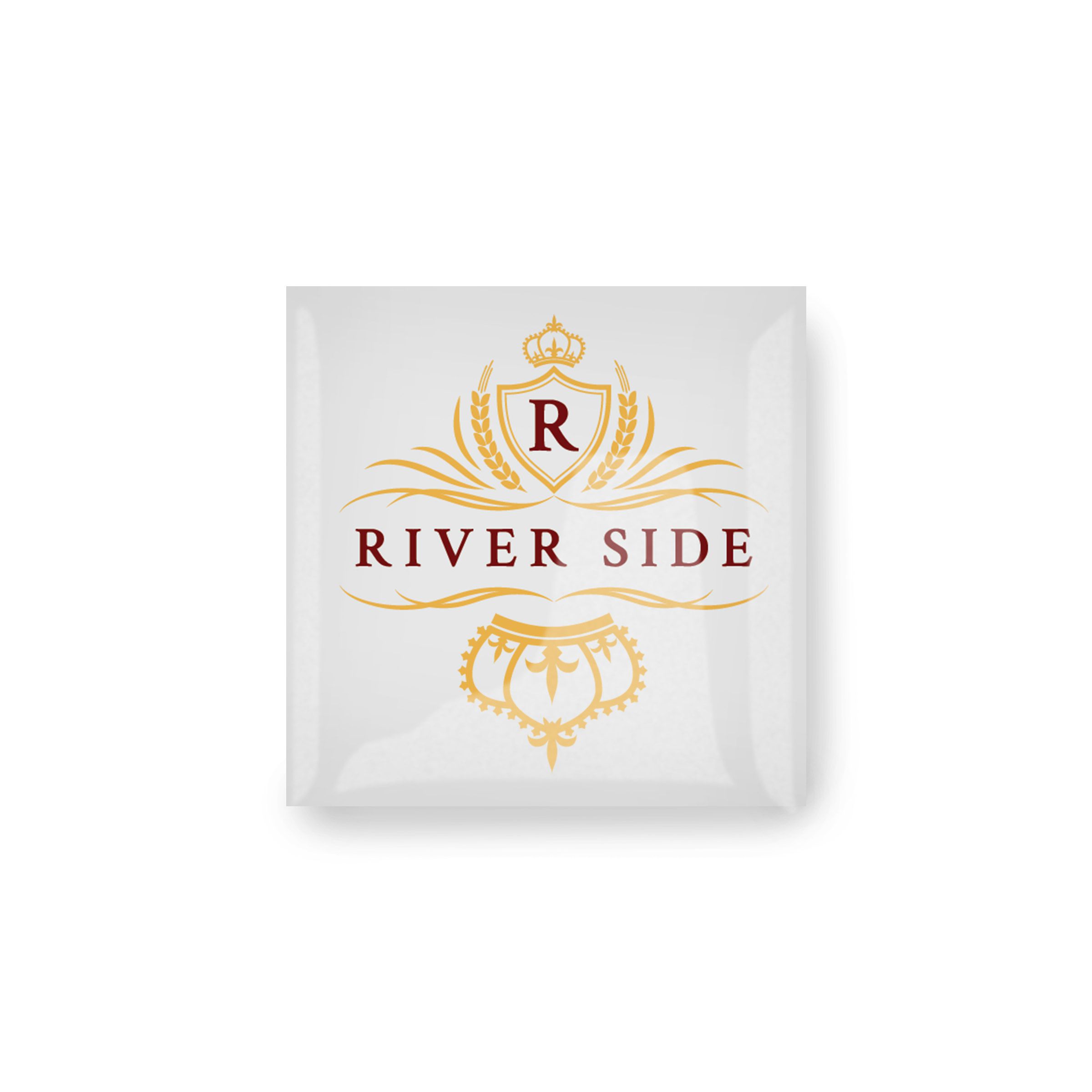 Badge Megan bedrukken met logo