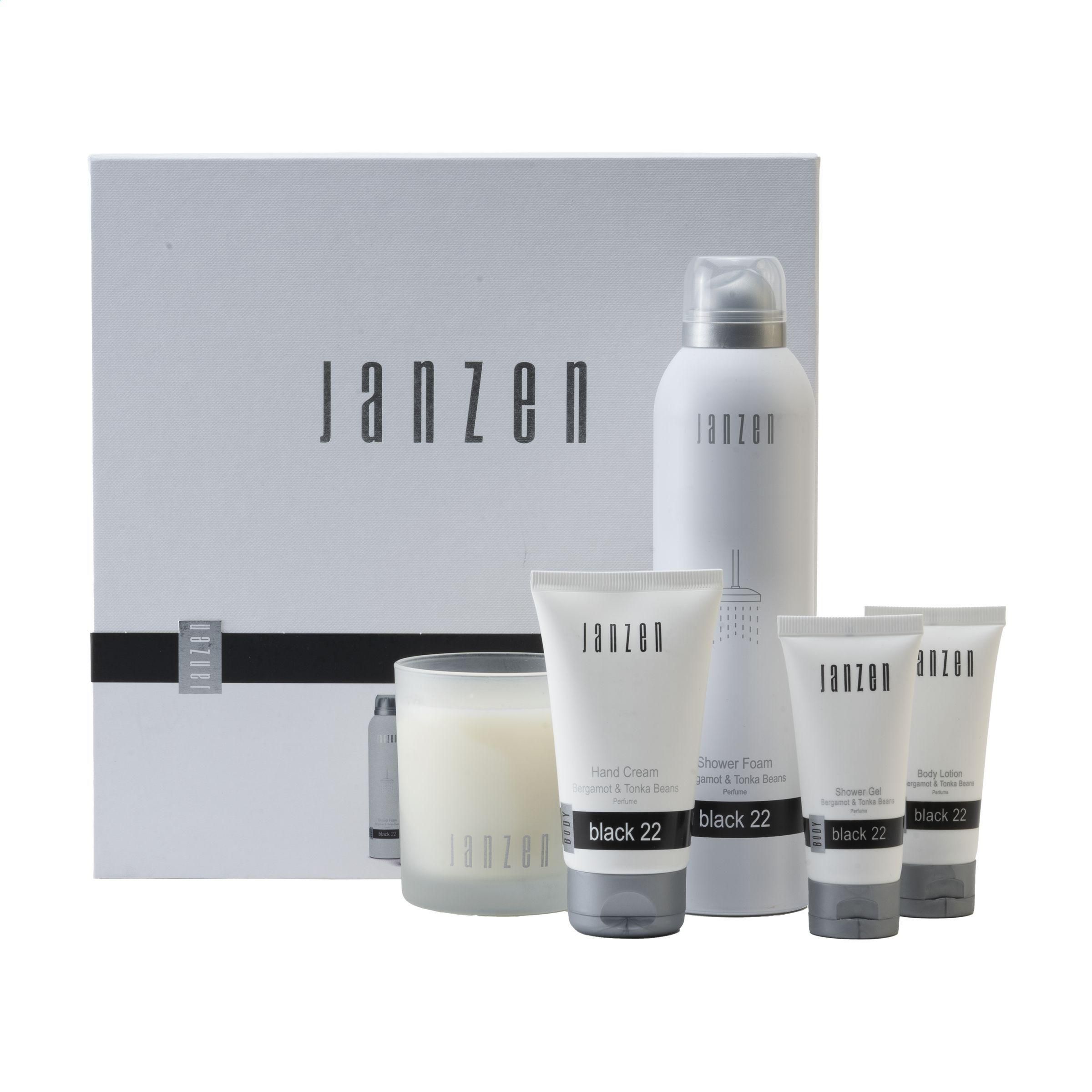 Janzen Gift Set M Black 22 bedrukken met logo