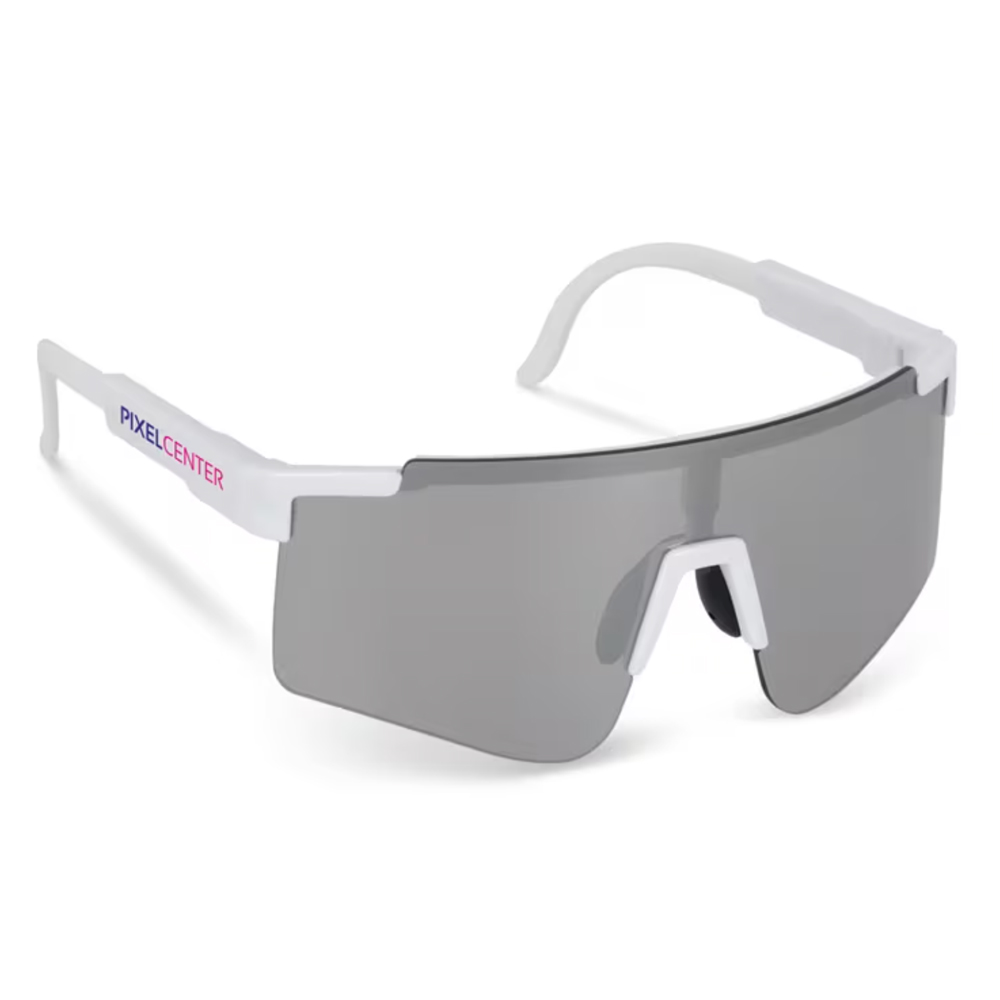 Tom R-PC sportzonnebril met spiegelende glazen UV400 bedrukken met logo
