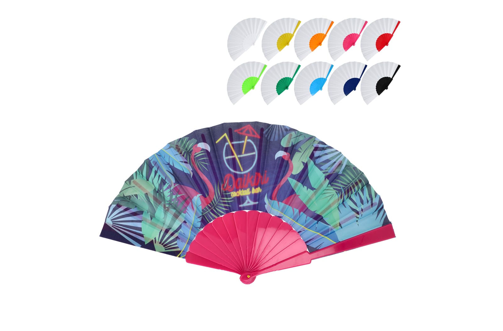 Waaier plastic & polyester bedrukken met logo