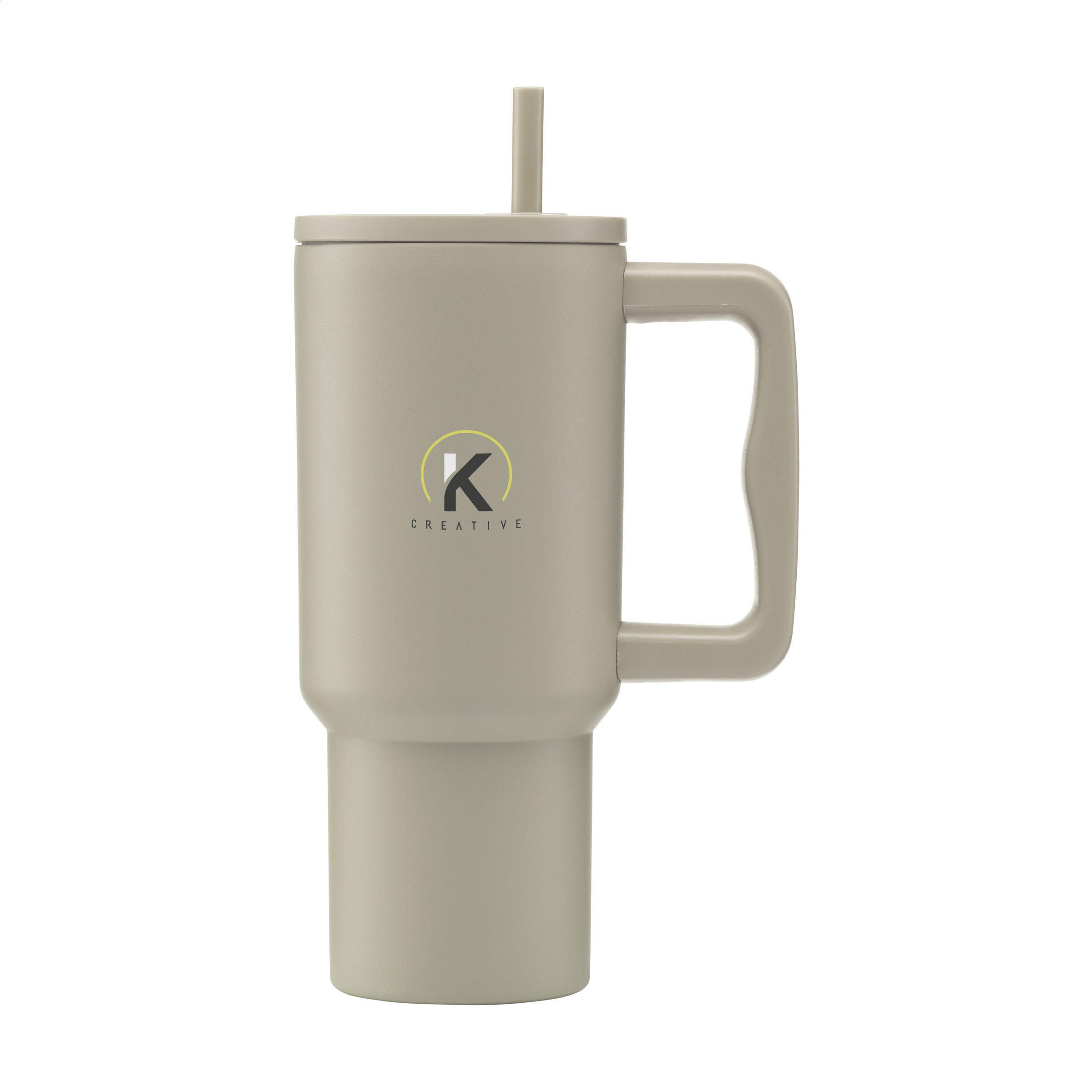 Rhino RCS Recycled Steel Cup bedrukken met logo