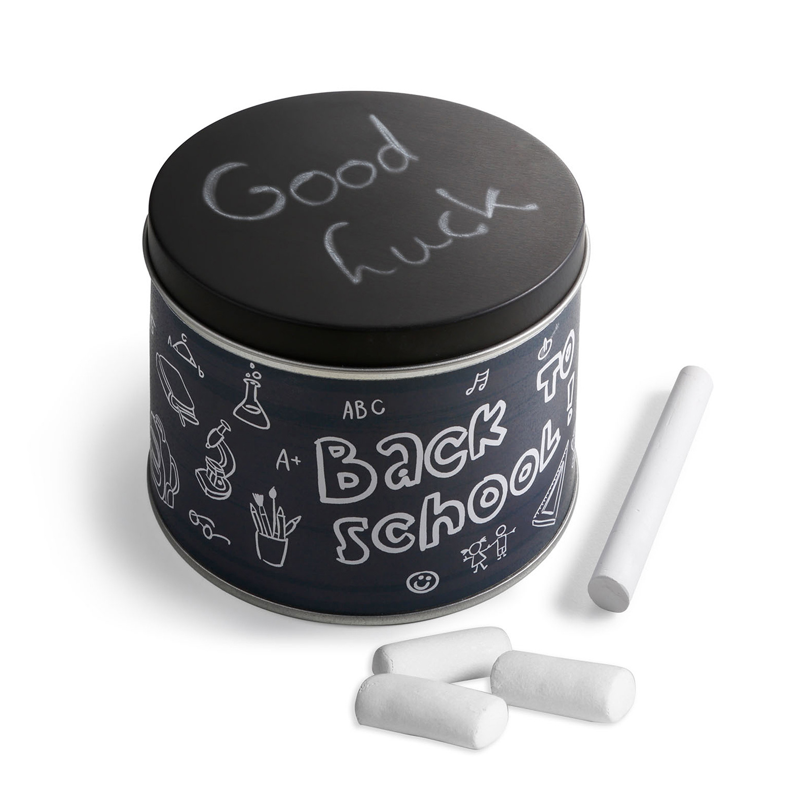 Krijtblik schoolkrijtjes bedrukken met logo