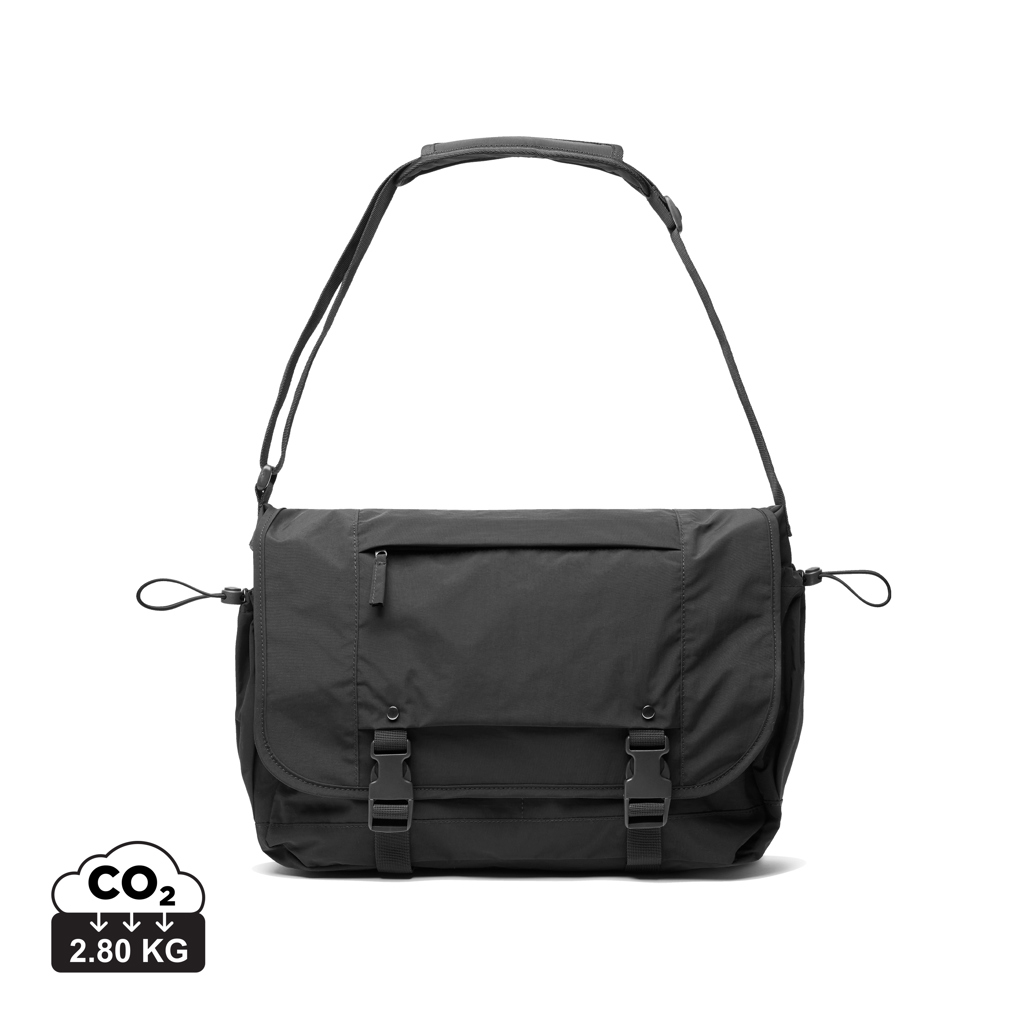KENTO URBAN RCS recycled nylon 15.6 inch Messenger bedrukken met logo