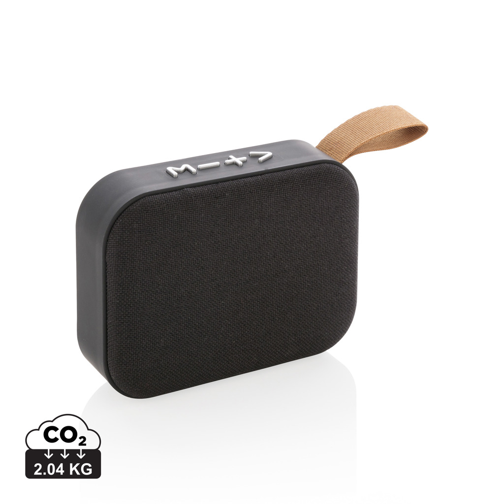 Fabric trend draadloze 3W speaker bedrukken met logo