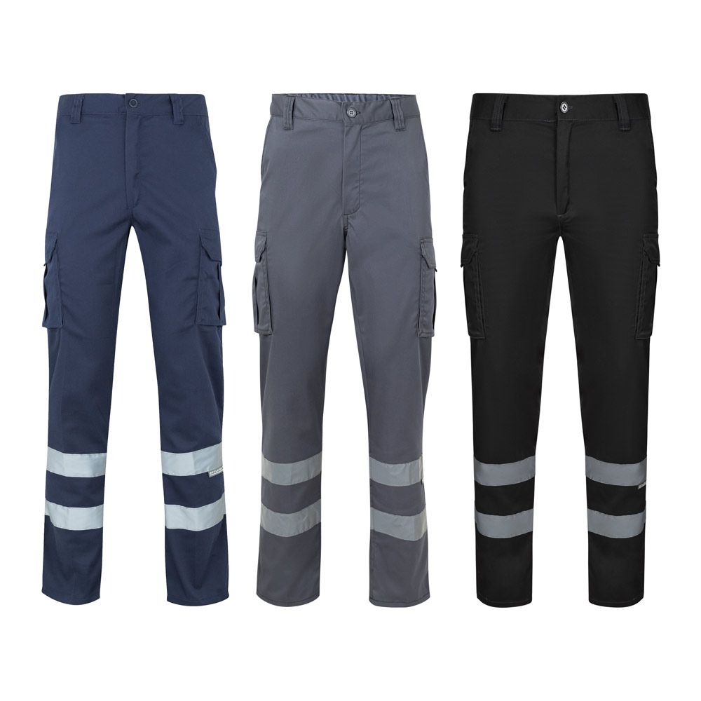 VL DIONYSUS. Multi-pocket stretchbroek (240g/m²), in katoen (46%), EME (38%) en polyester (16%) bedrukken met logo