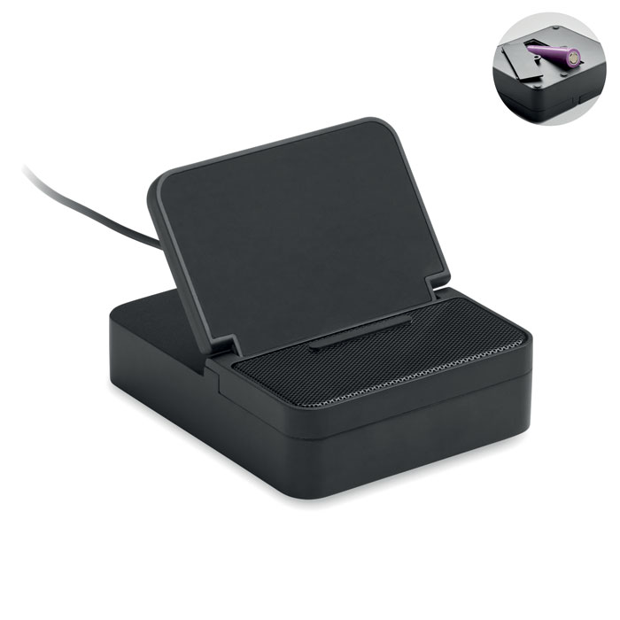 Draadloze speaker & lader 15W bedrukken met logo
