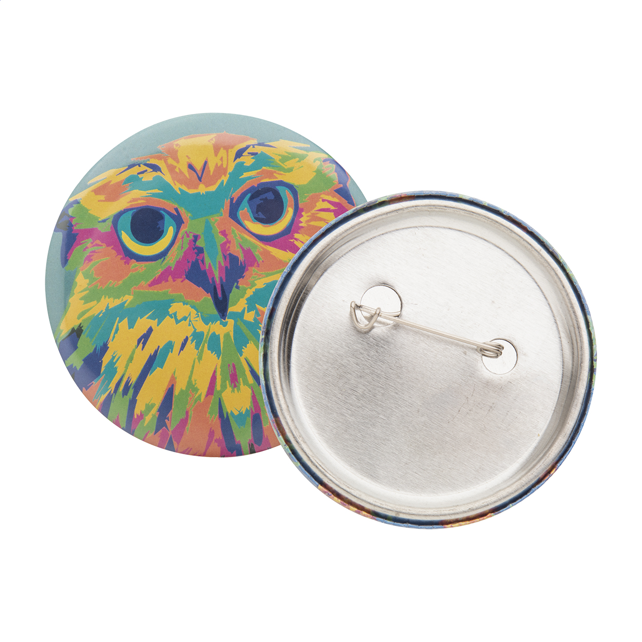 PinBadge Mini button met pin bedrukken met logo