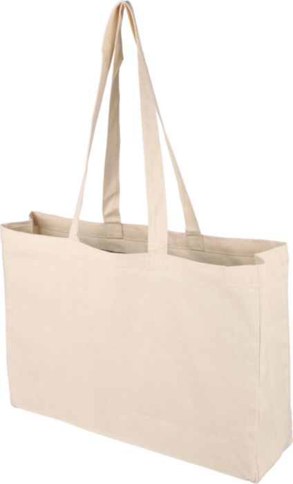 Oeko-Tex katoen (220 gsm) boodschappentas Imogen bedrukken met logo