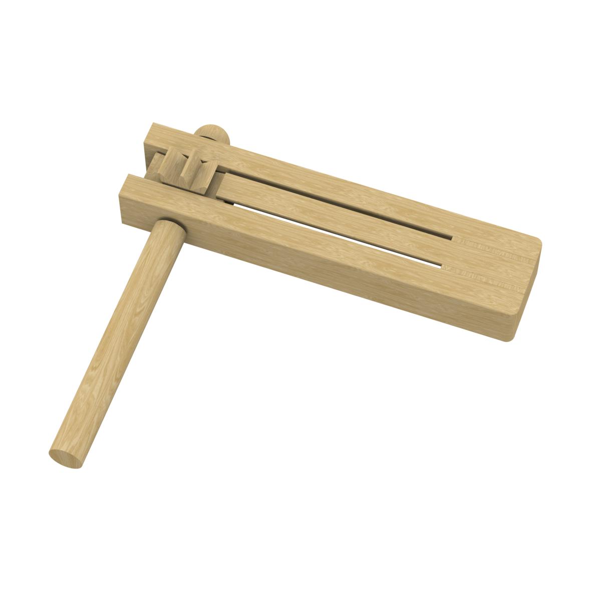 Houten Rammelaar bedrukken met logo