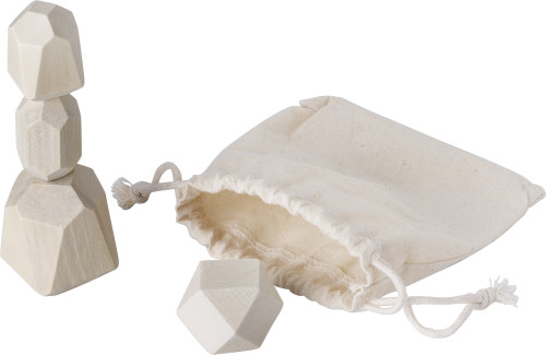 Houten behendigheidsspel Grayson bedrukken met logo