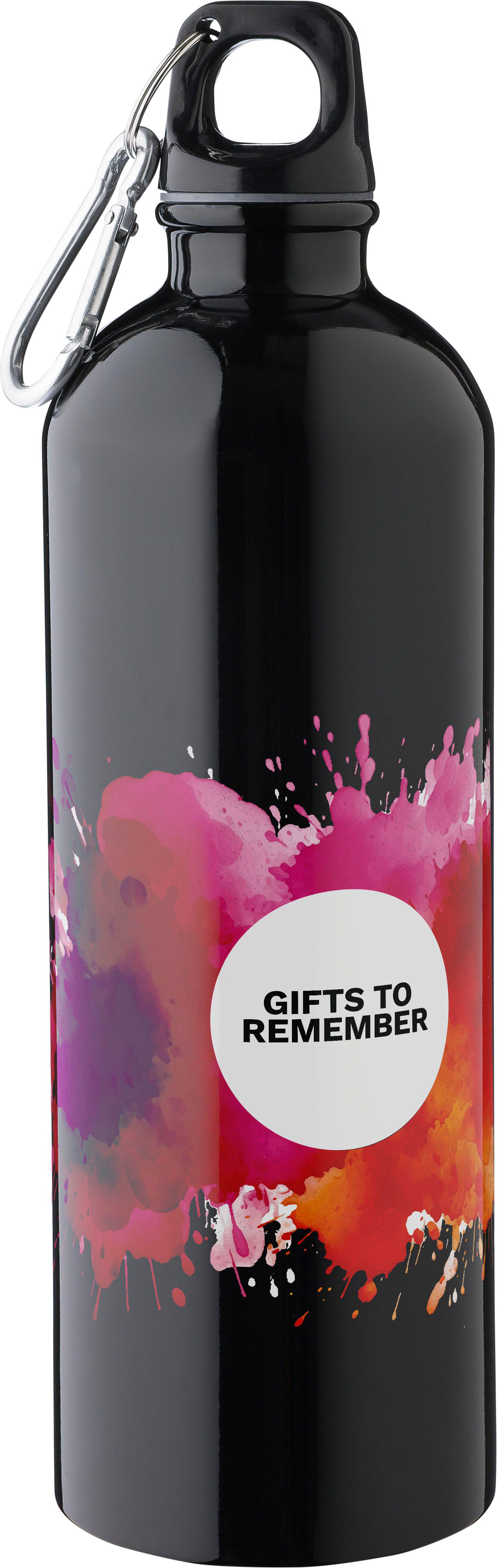 Gerecyclede roestvrijstalen enkelwandige fles (750 ml) Emeric bedrukken met logo