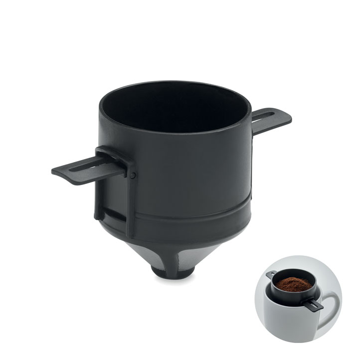 Herbruikbare koffiefilter bedrukken met logo