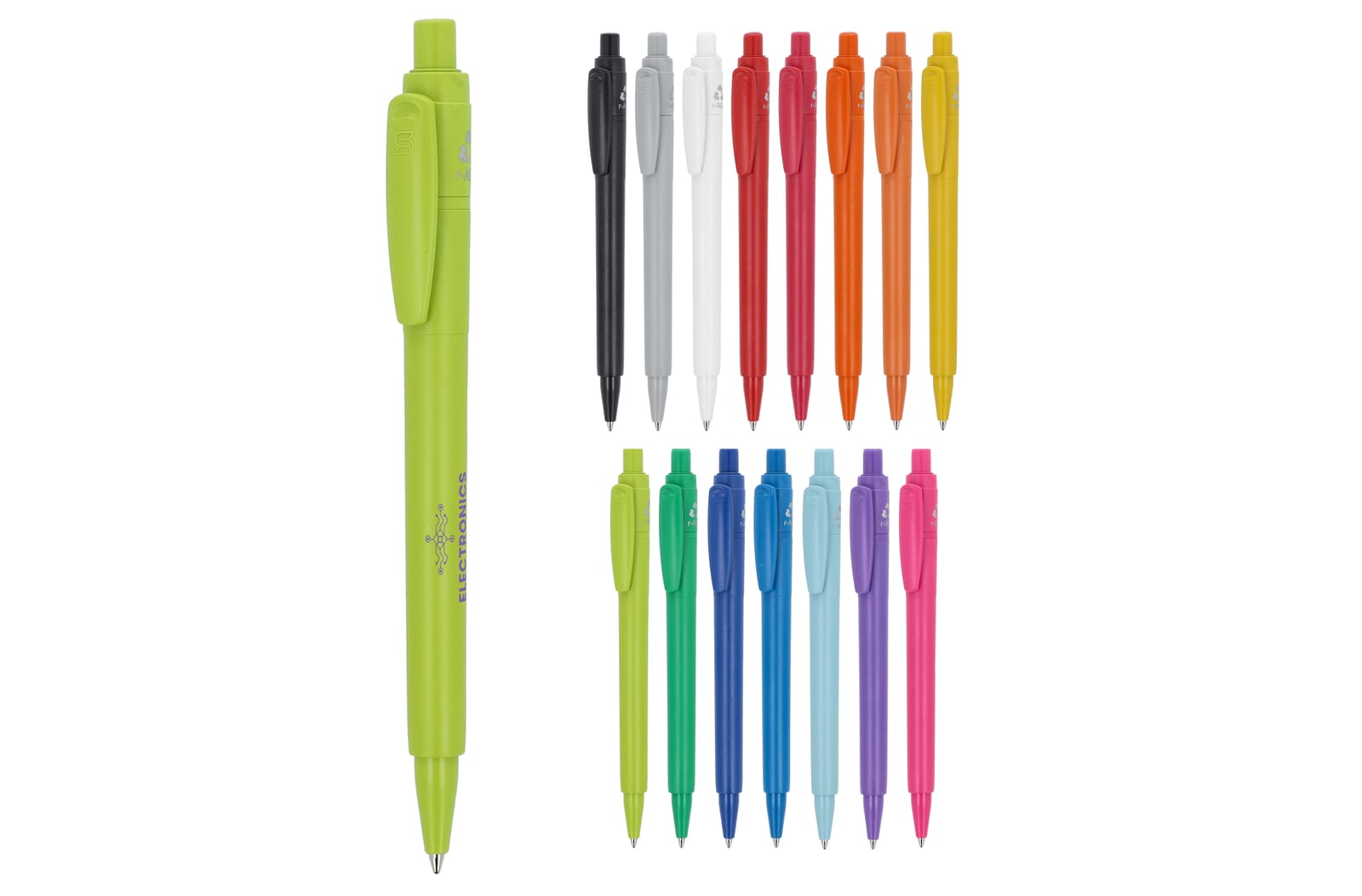 Balpen Baron 03 recycled hardcolour bedrukken met logo