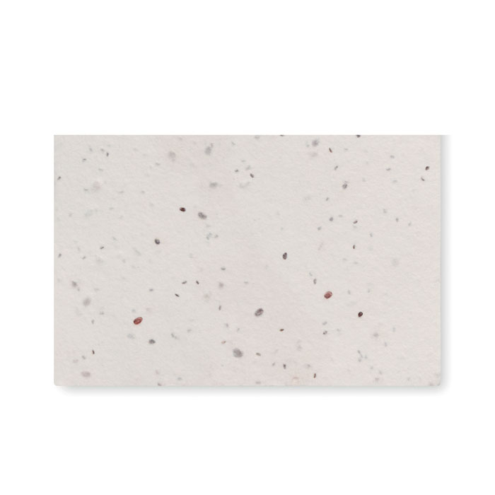 Visitekaartje van wilde bloemen bedrukken met logo