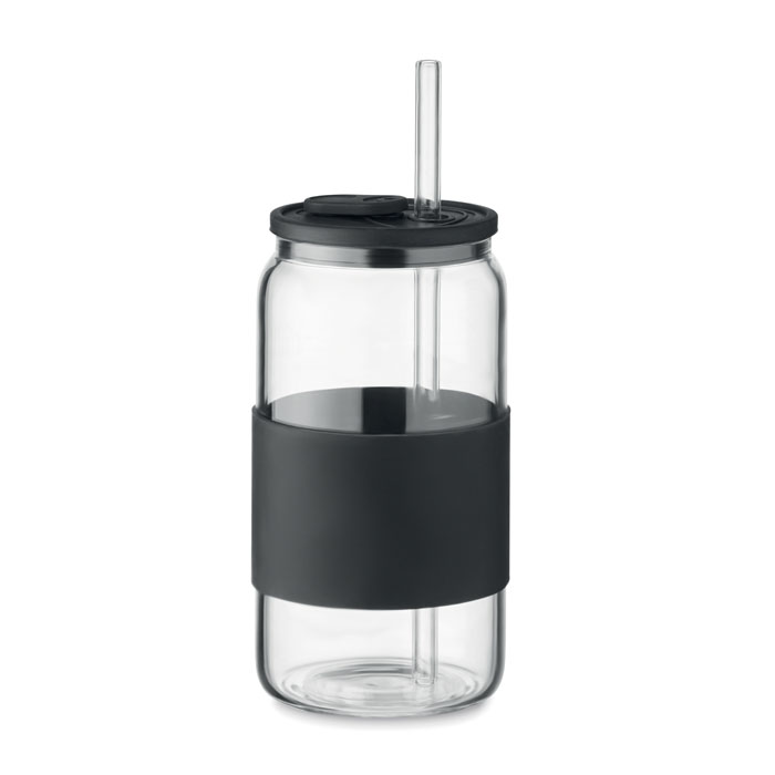 Beker hoog borosilicaat 550ml bedrukken met logo