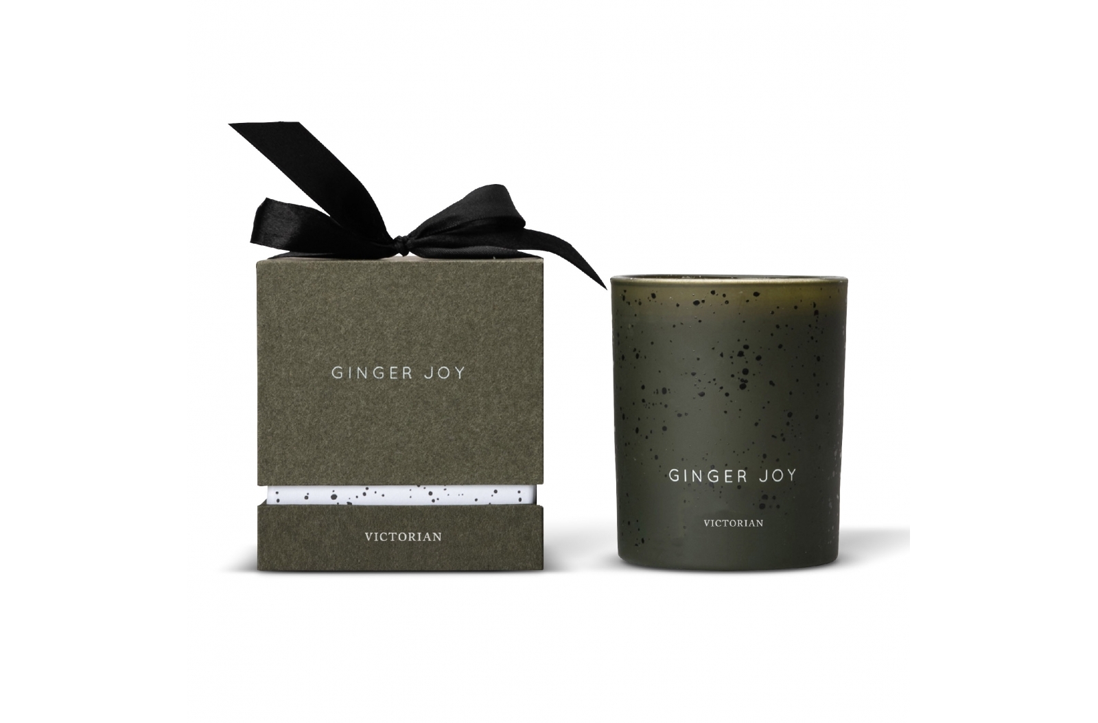 Victorian Ginger Joy kaars bedrukken met logo