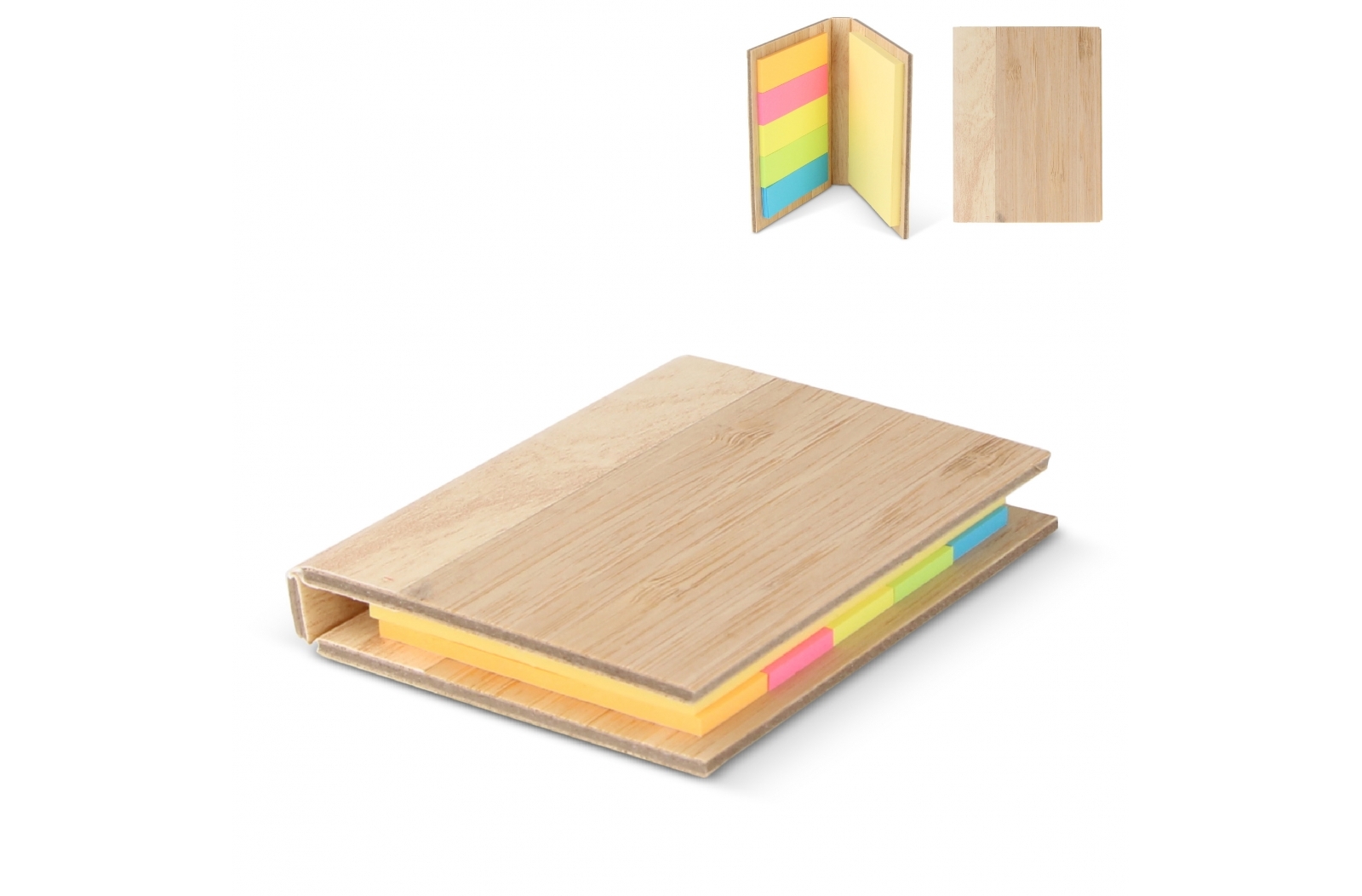 Jewel Sticky notes bamboe 2 bedrukken met logo