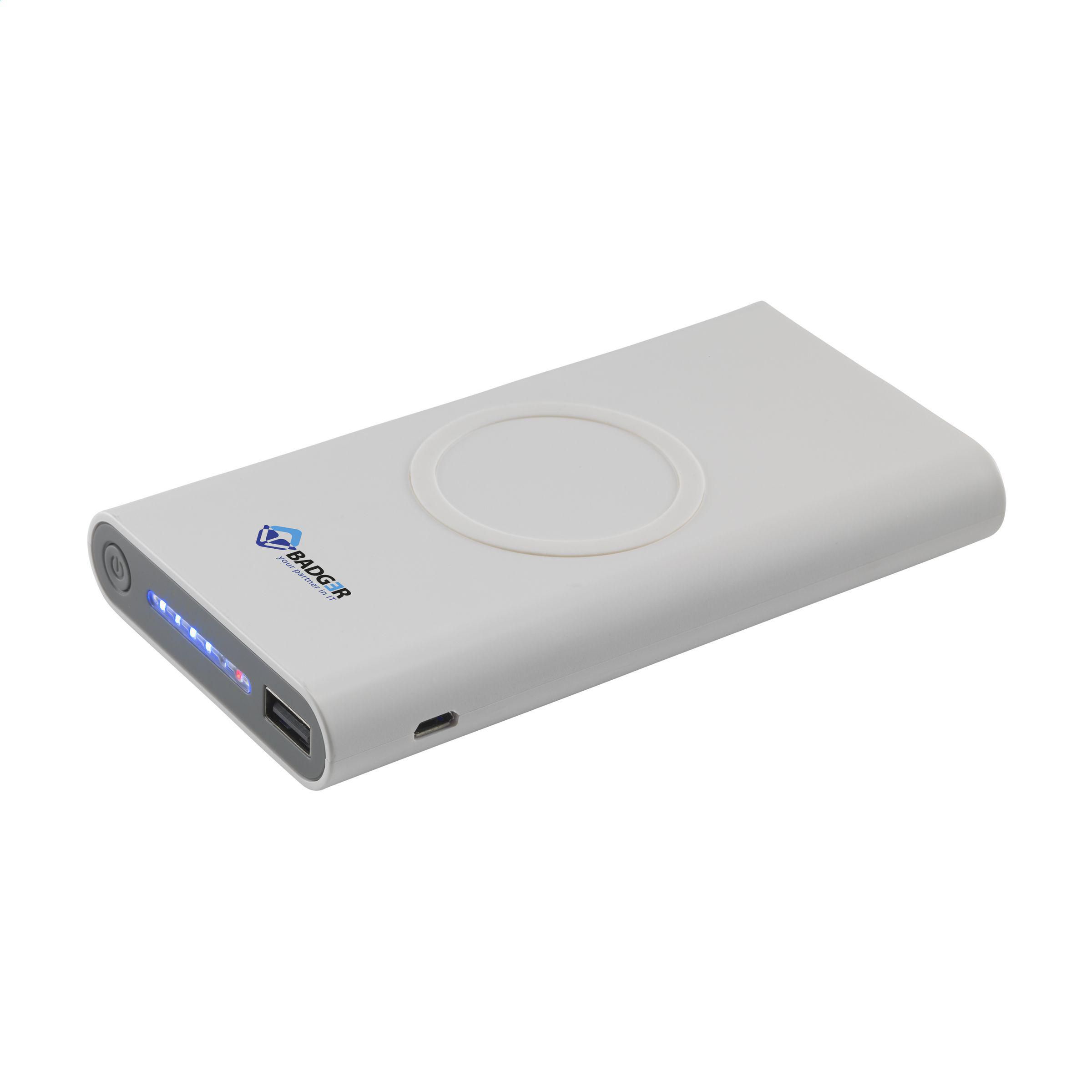 C-Charge 8.000 mAh draadloze powerbank bedrukken met logo