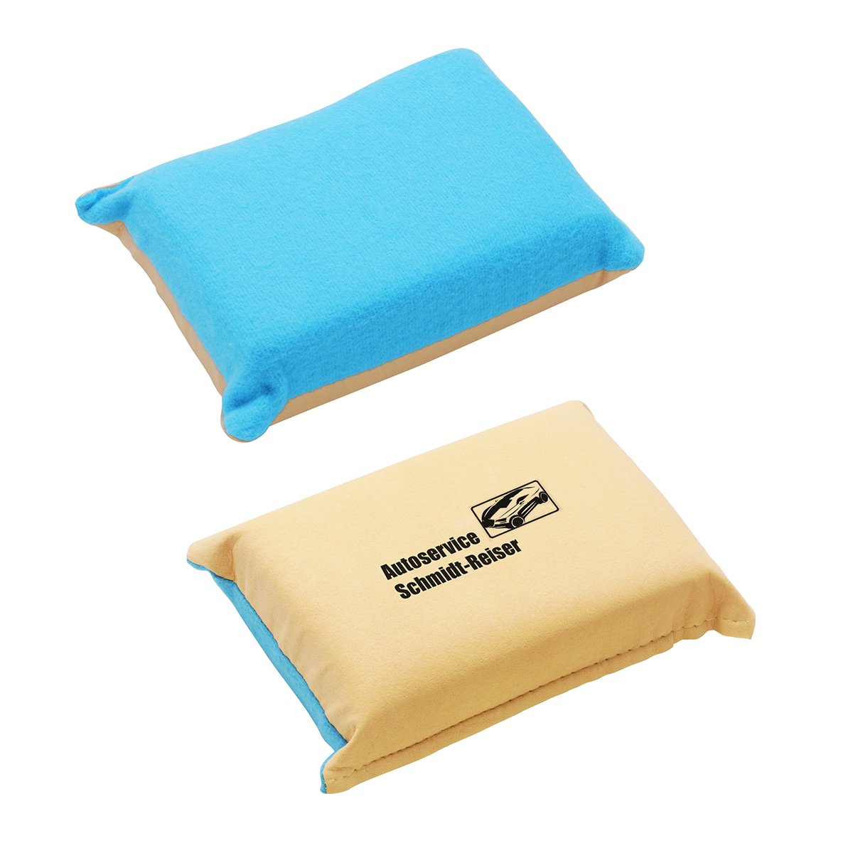 Car sponge "Duo" bedrukken met logo