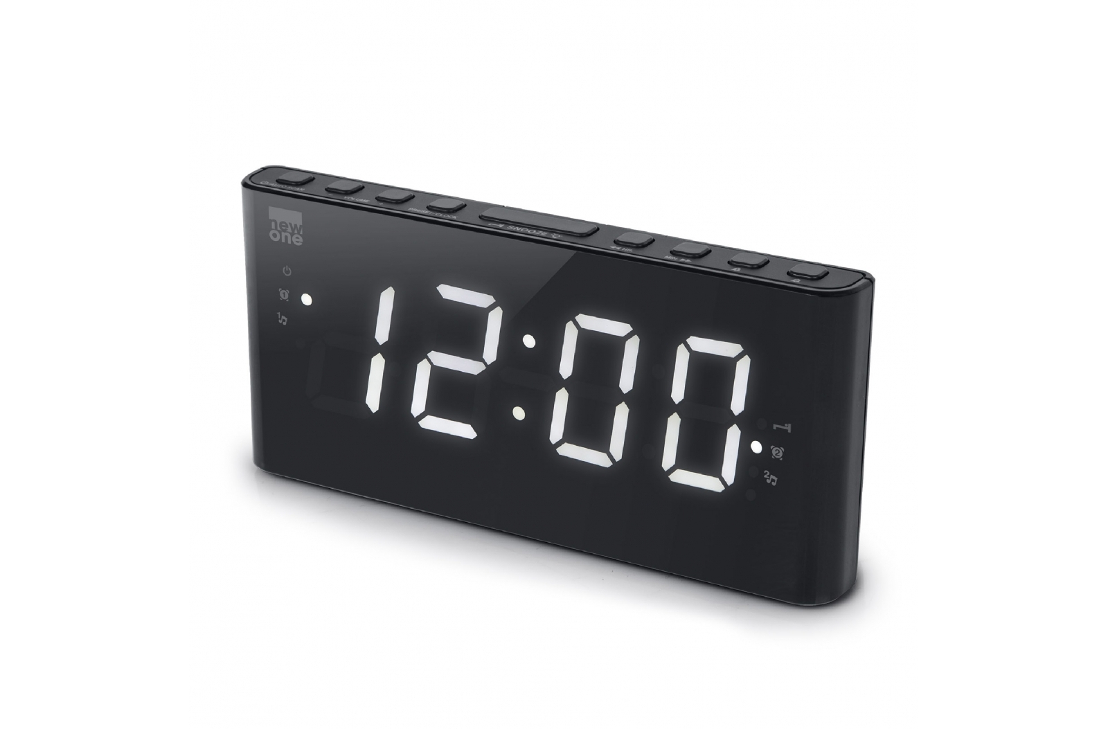 CR136 | NewOne PLL wekkerradio met dubbel alarm bedrukken met logo