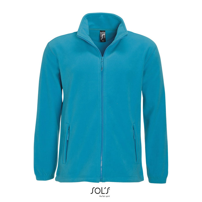 NORTH Heren Fleece Jas (300 g/m²) bedrukken met logo