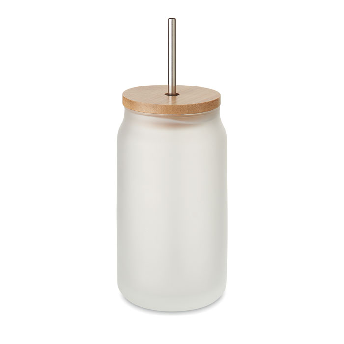 Sublimatie mason jar 400 ml bedrukken met logo