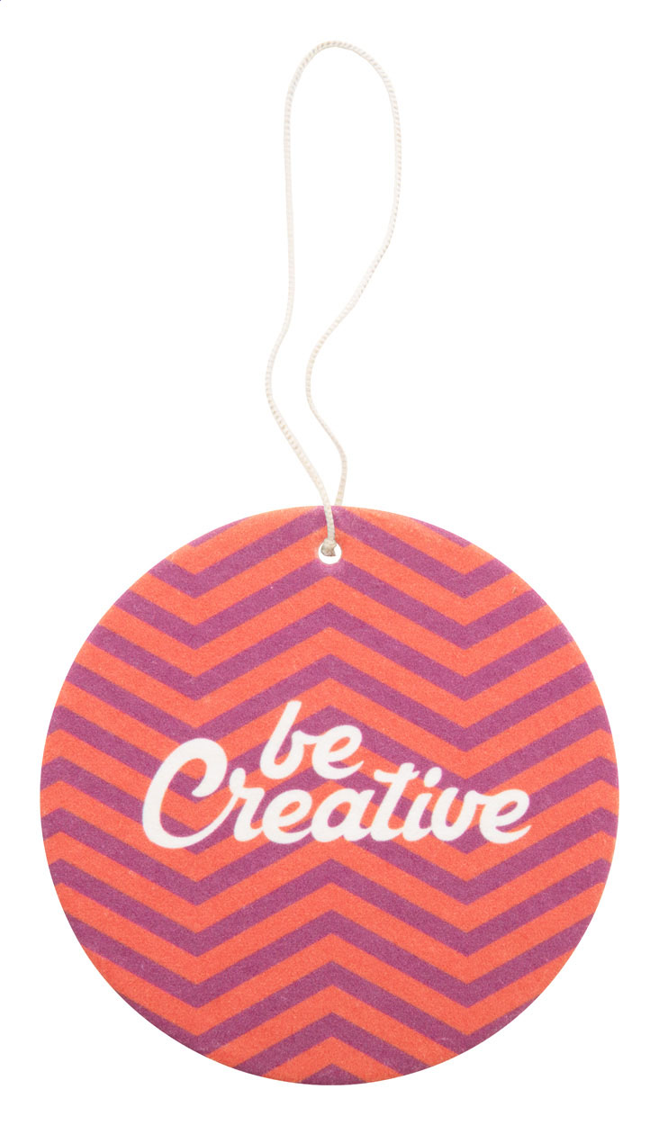 CreaScent custom made luchtverfrisser bedrukken met logo