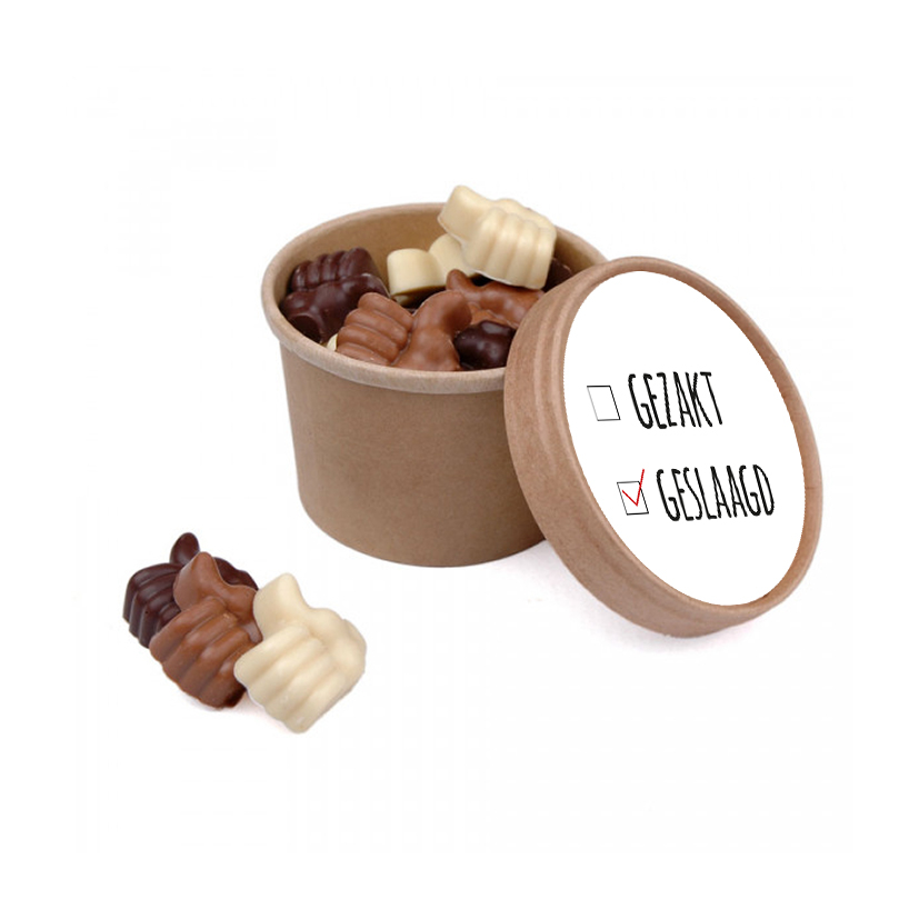 Bio snoepbeker Like small bedrukken met logo