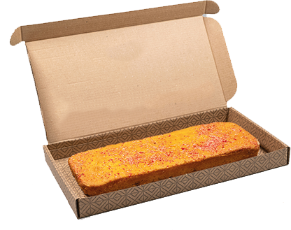 Brievenbus Panettone Cake bedrukken met logo