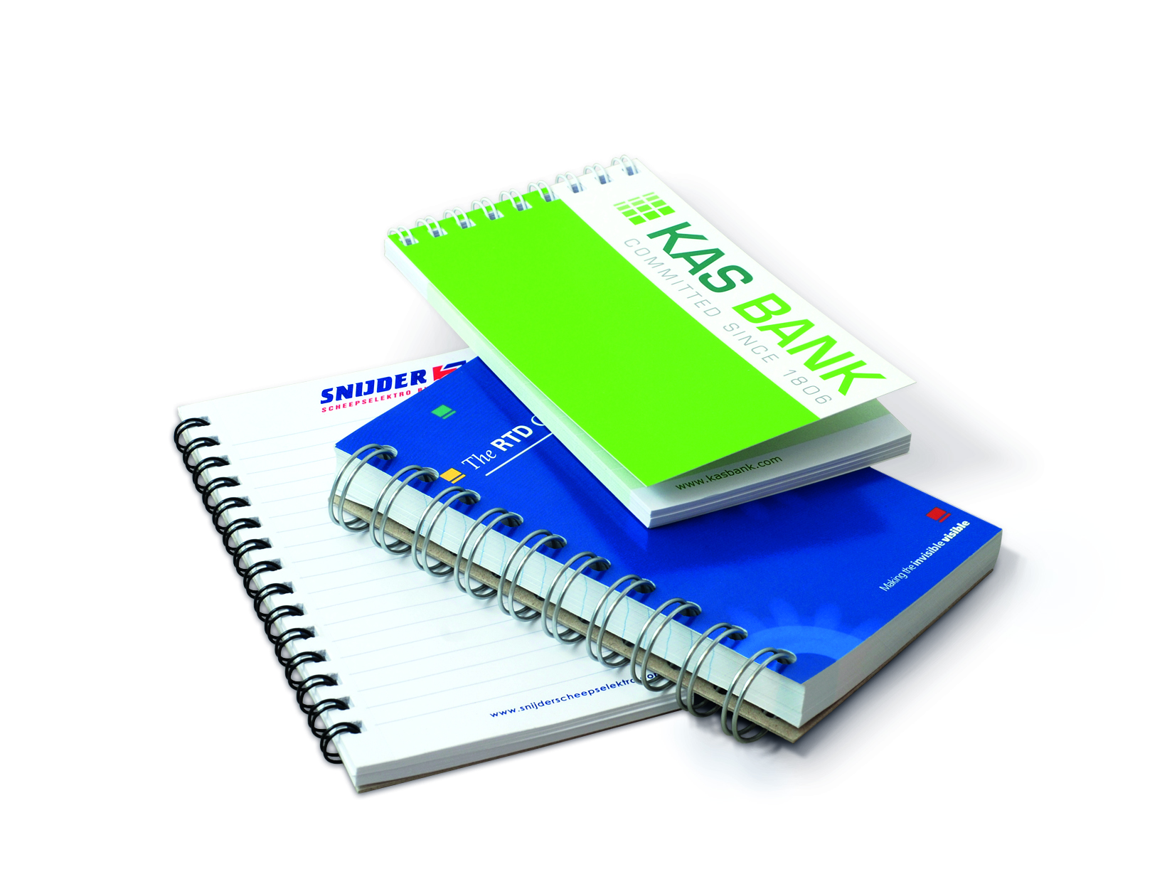 Wire-o notepad A5 bedrukken met logo