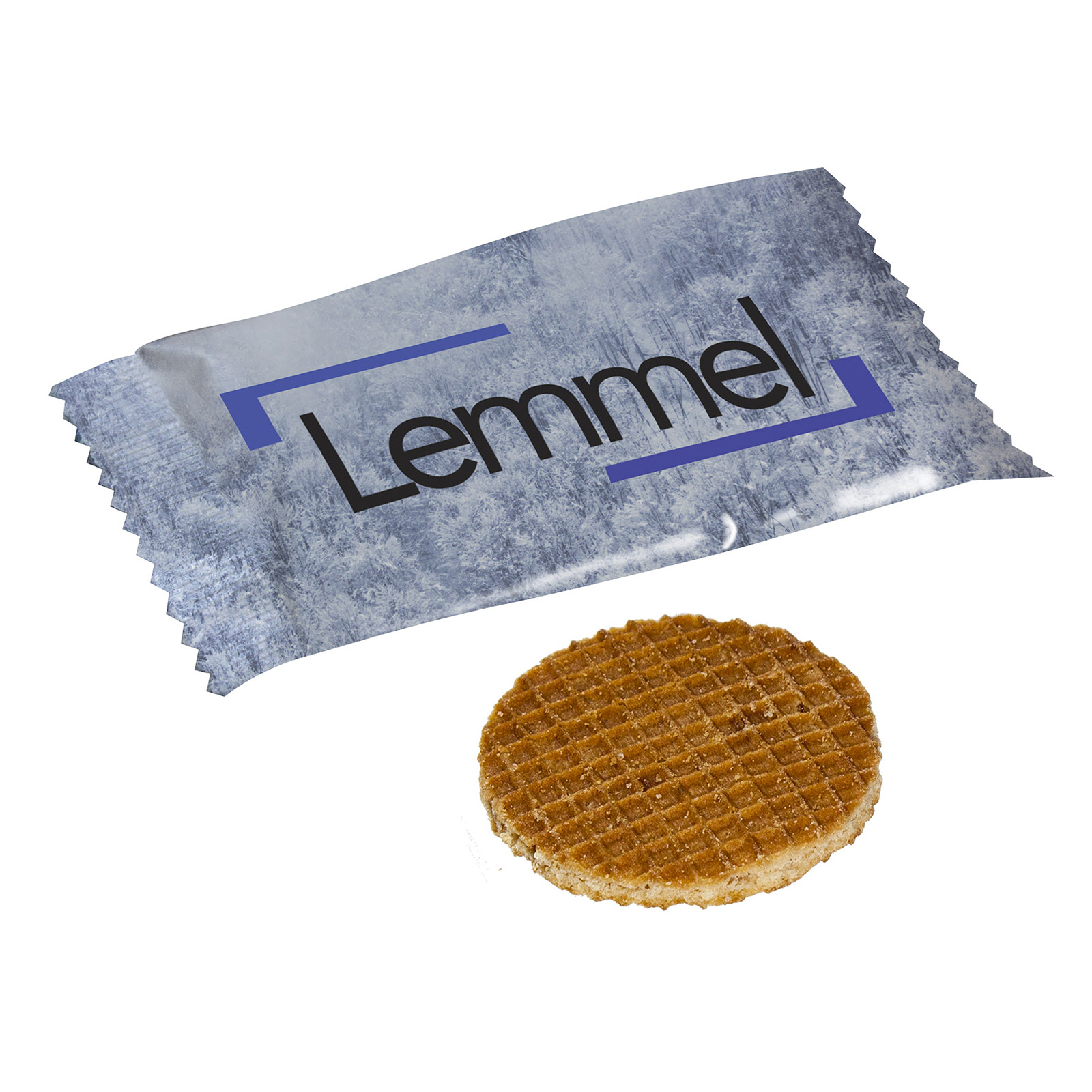 Mini stroopwafeltje bedrukken met logo