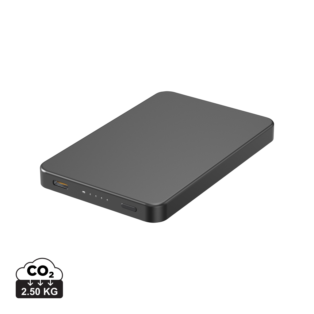 Urban Vitamin Marin 5000mAh magnetic 15W wireless powerbank bedrukken met logo